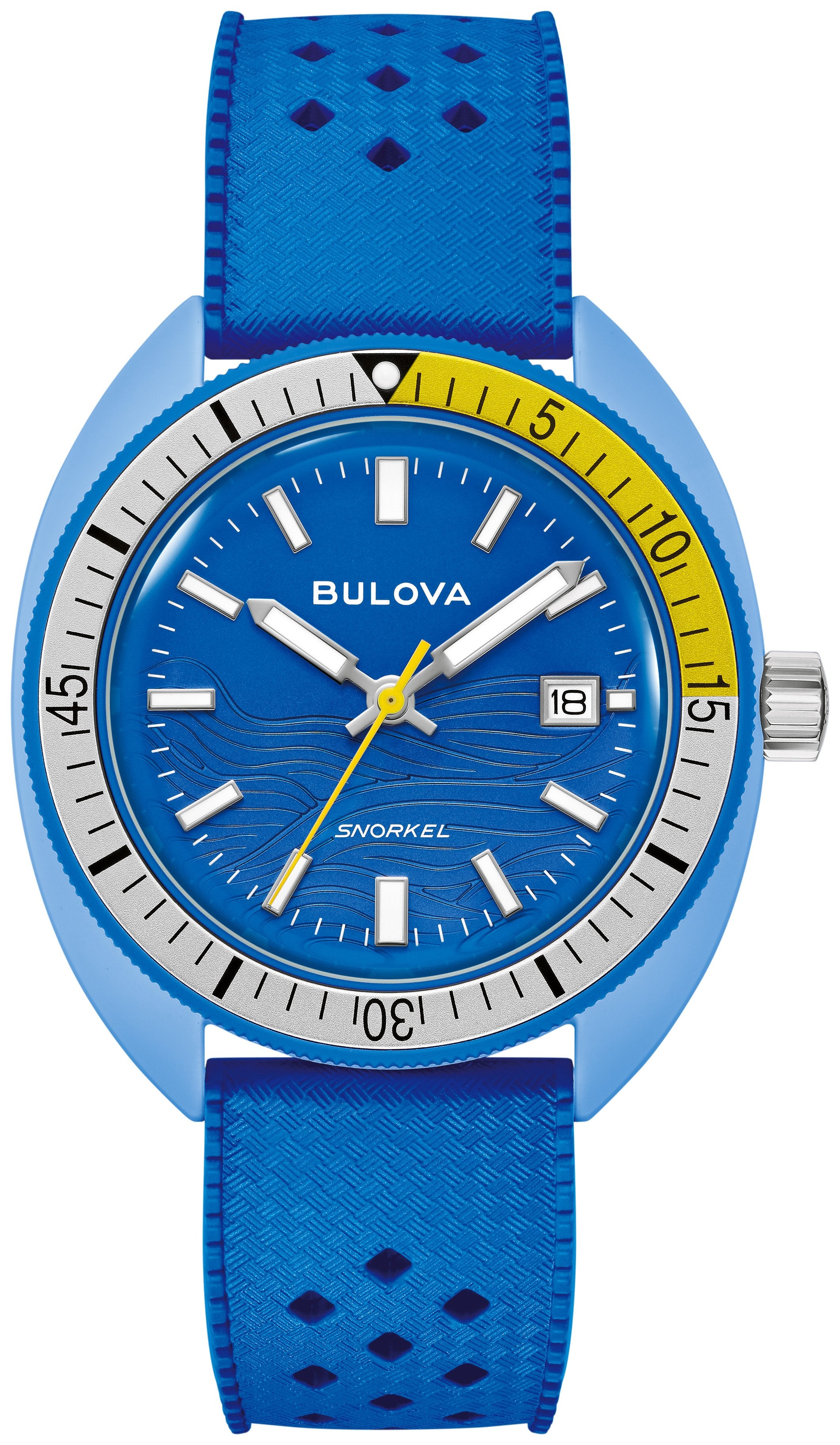 Bulova Snorkel Blue Tang Fish Ref# 98B445