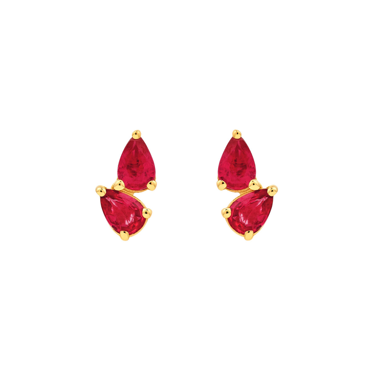 Ruby Stud Earrings