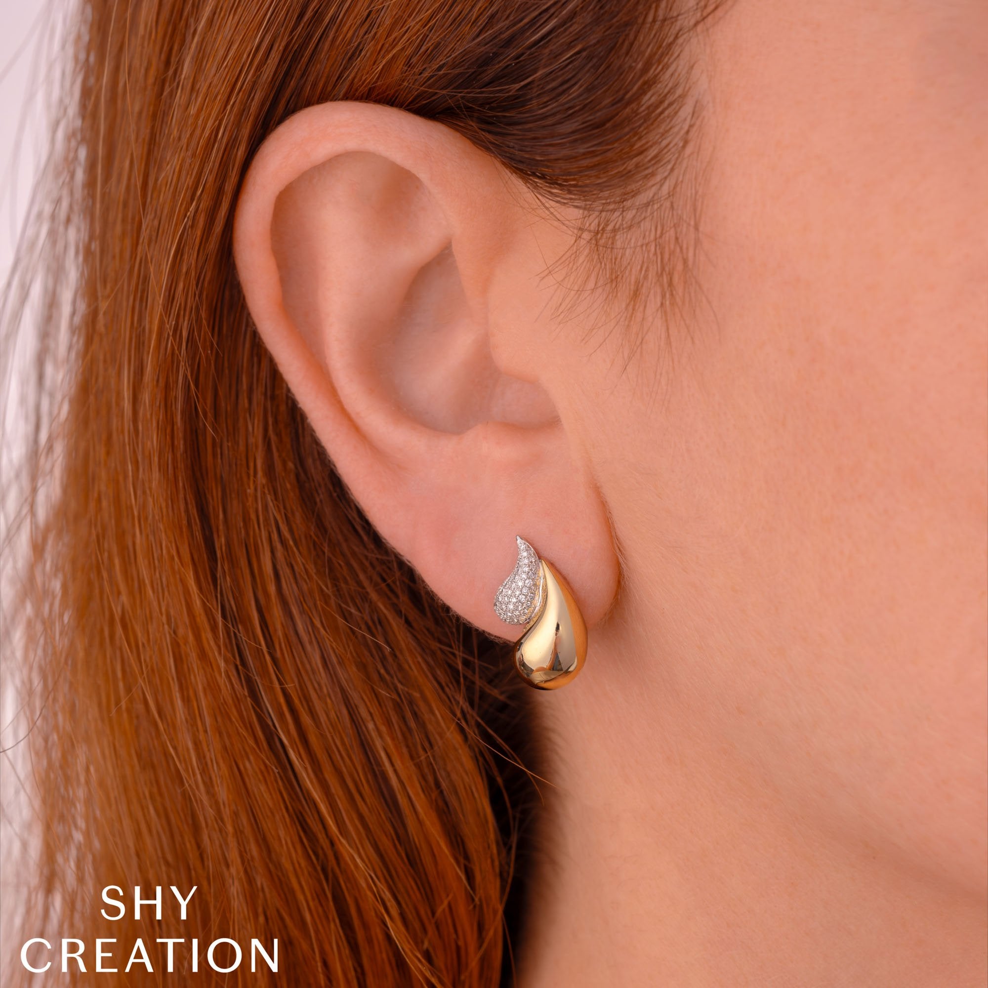 Shy Creaion Diamond Earrings