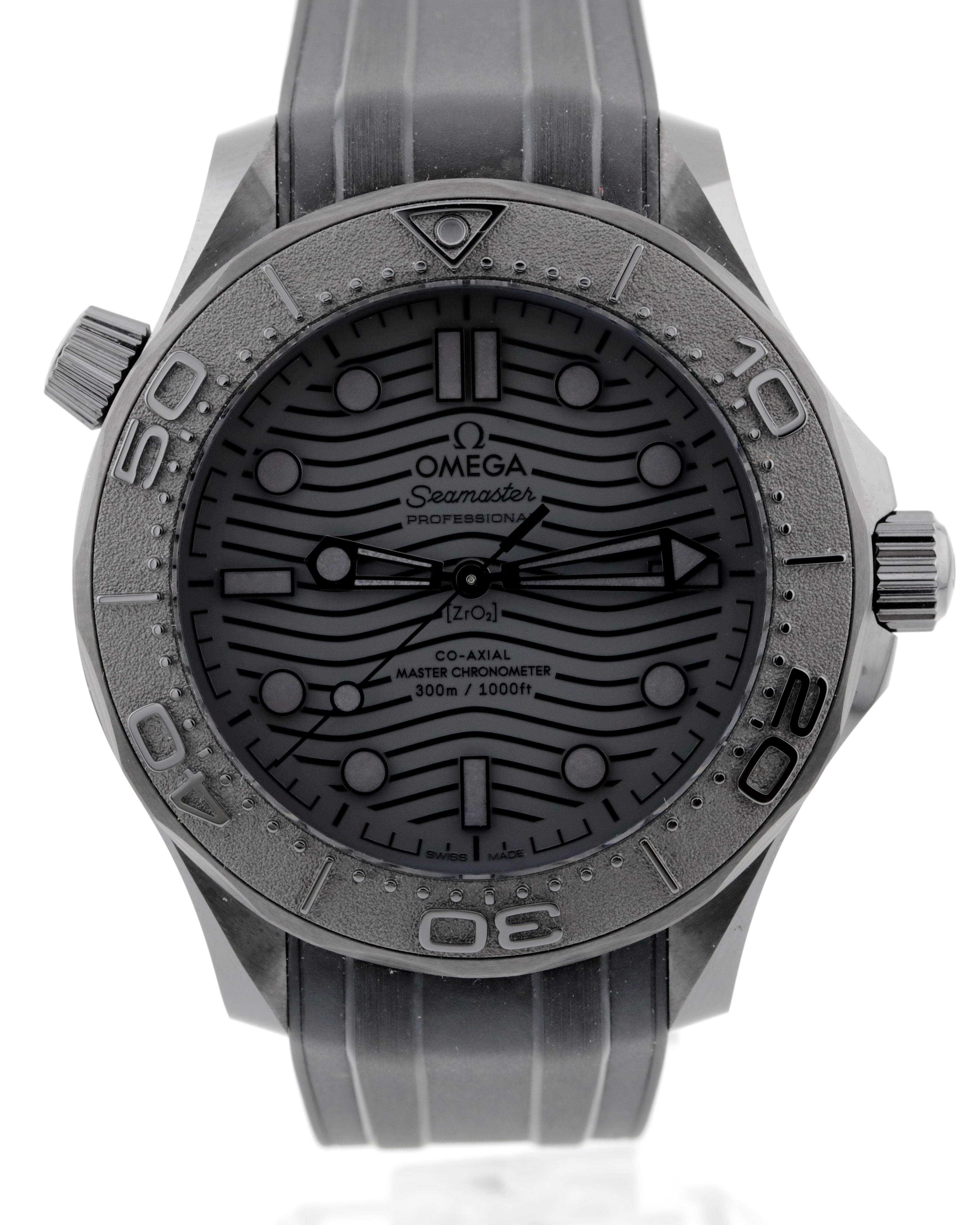 Pre Owned Omega Seamaster Diver 300m Black Ceramic, Ref. 21092442001003