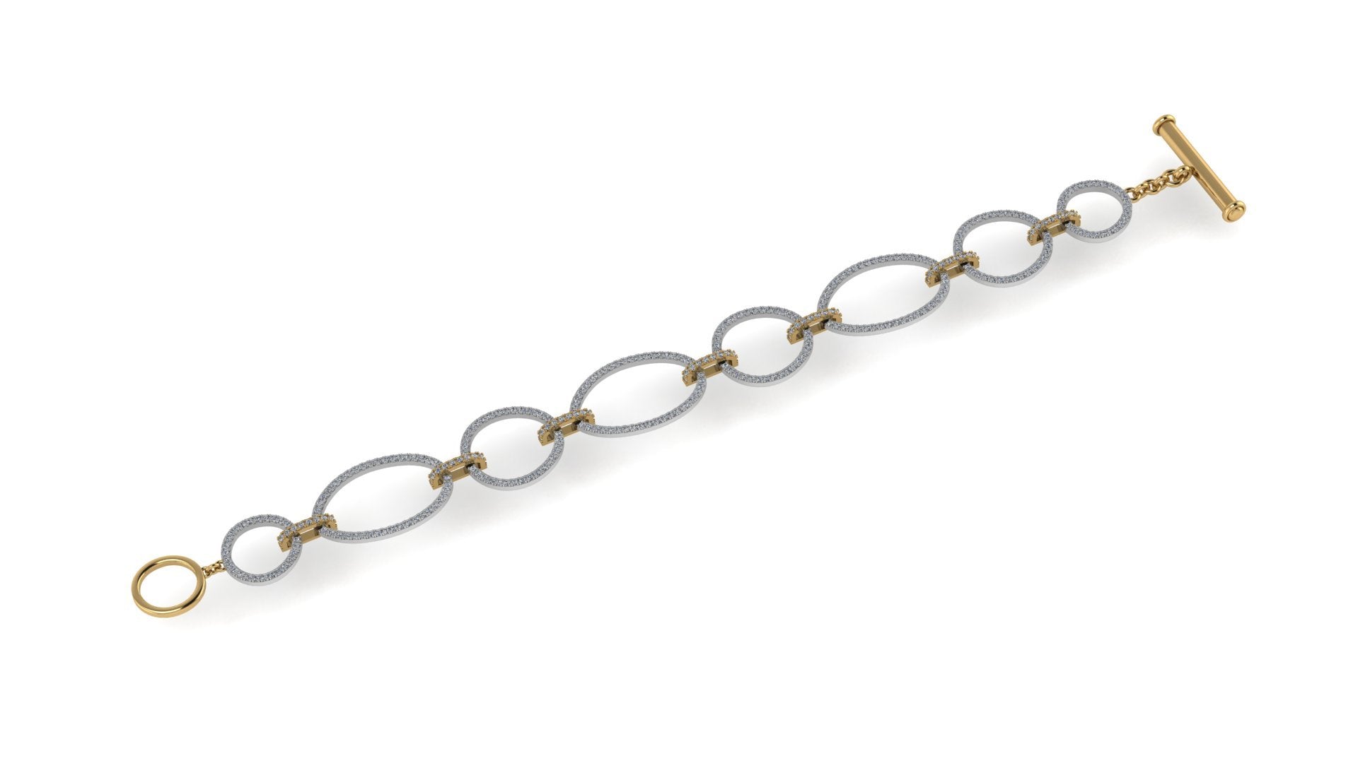 Diamond Link Bracelet