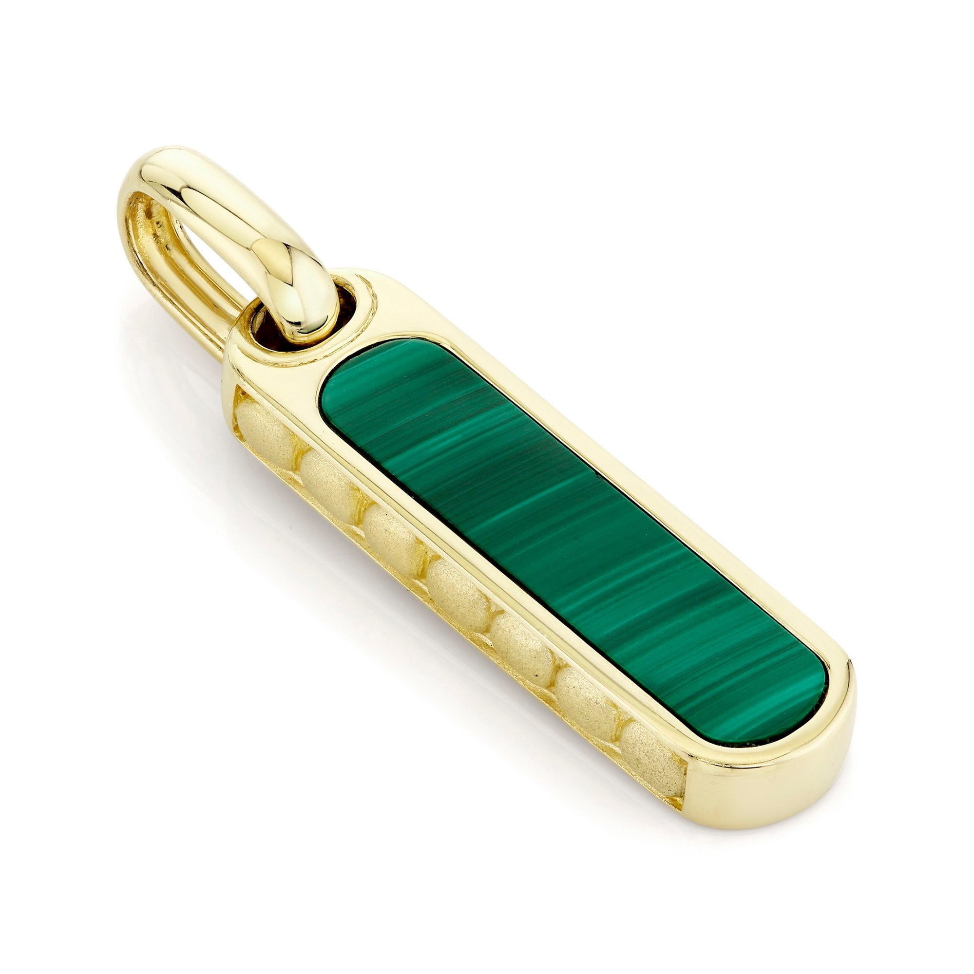 Shy Creation Men's Malachite Pendant