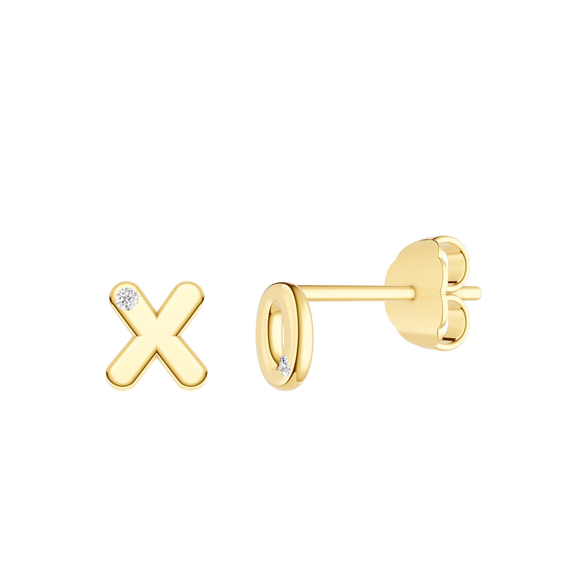 Gold Stud Earrings