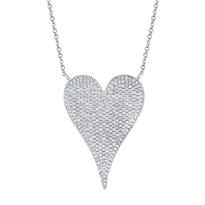 Shy Creation Diamond Heart Necklace