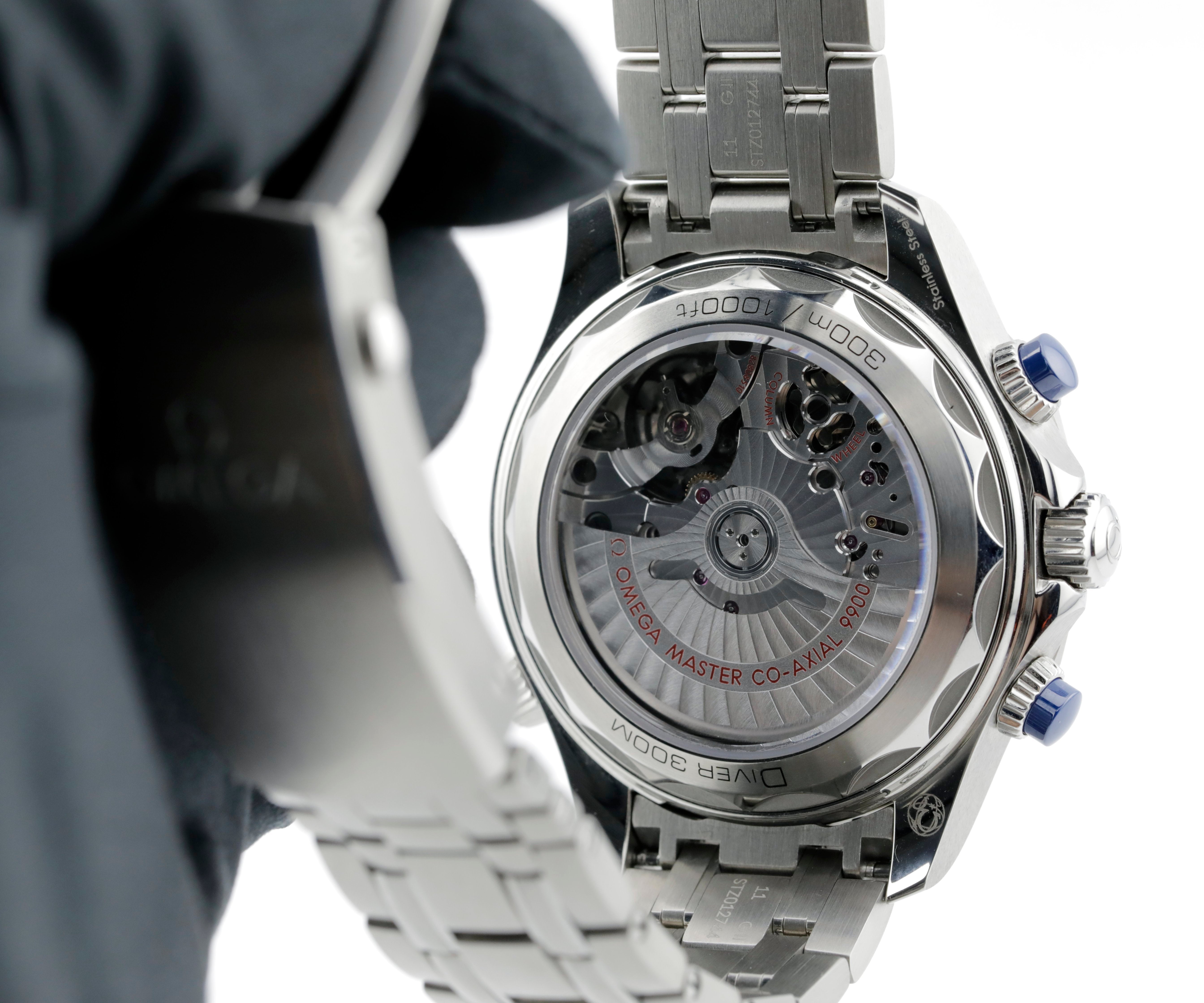 Pre Owned Omega Seamaster Diver 300m Chronograph Ref# 21030445106001