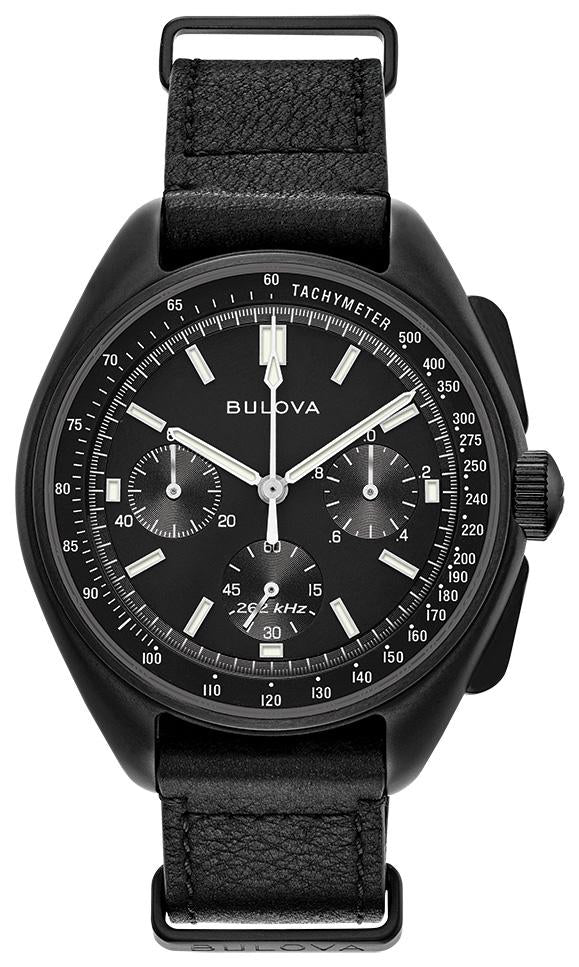 Bulova 98A186 Special Edition Lunar Pilot Black DLC Case