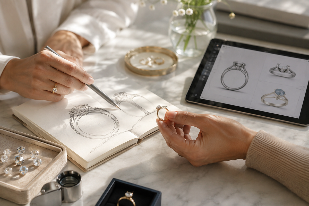How Custom Jewelry Design Works: From Concept to Finished Piece