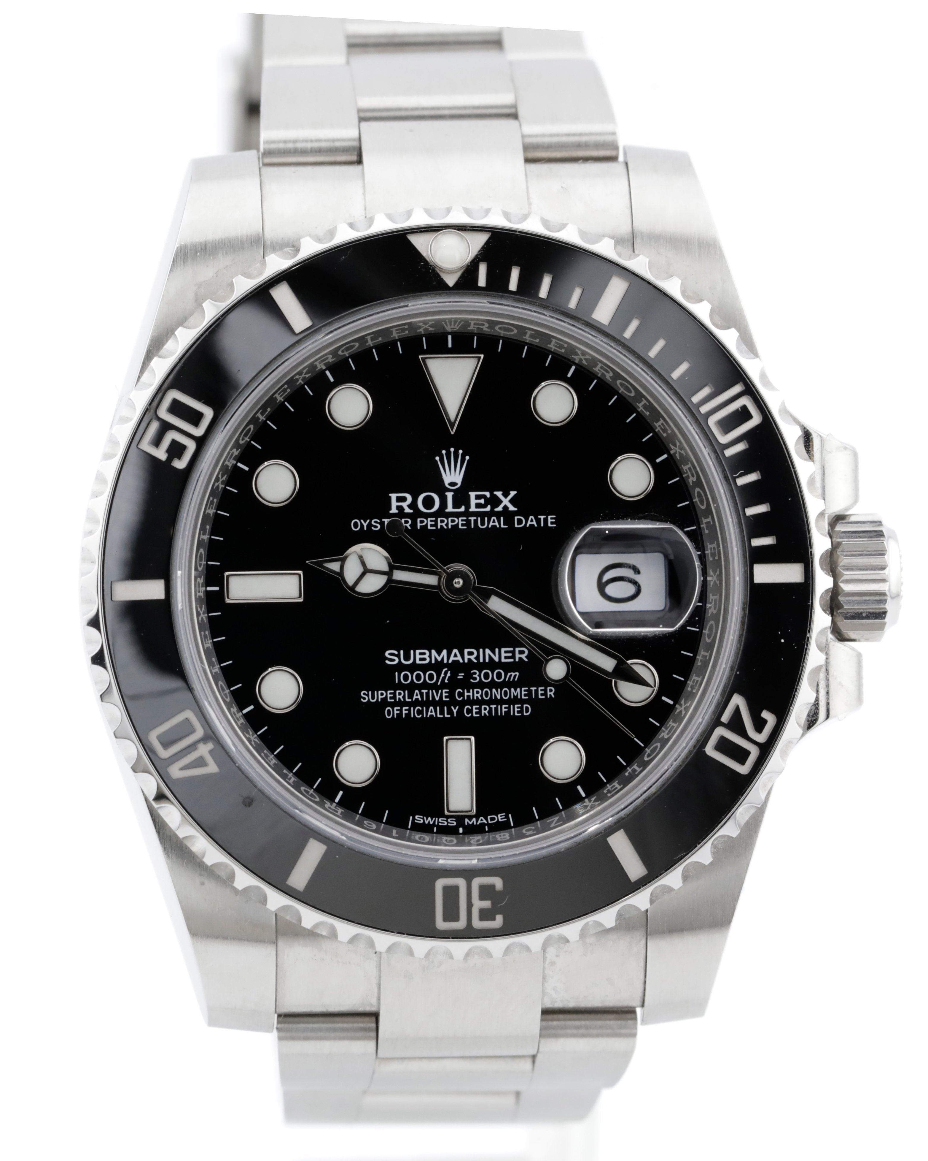 Pre Owned Rolex Submariner Date Ref# 116641LN