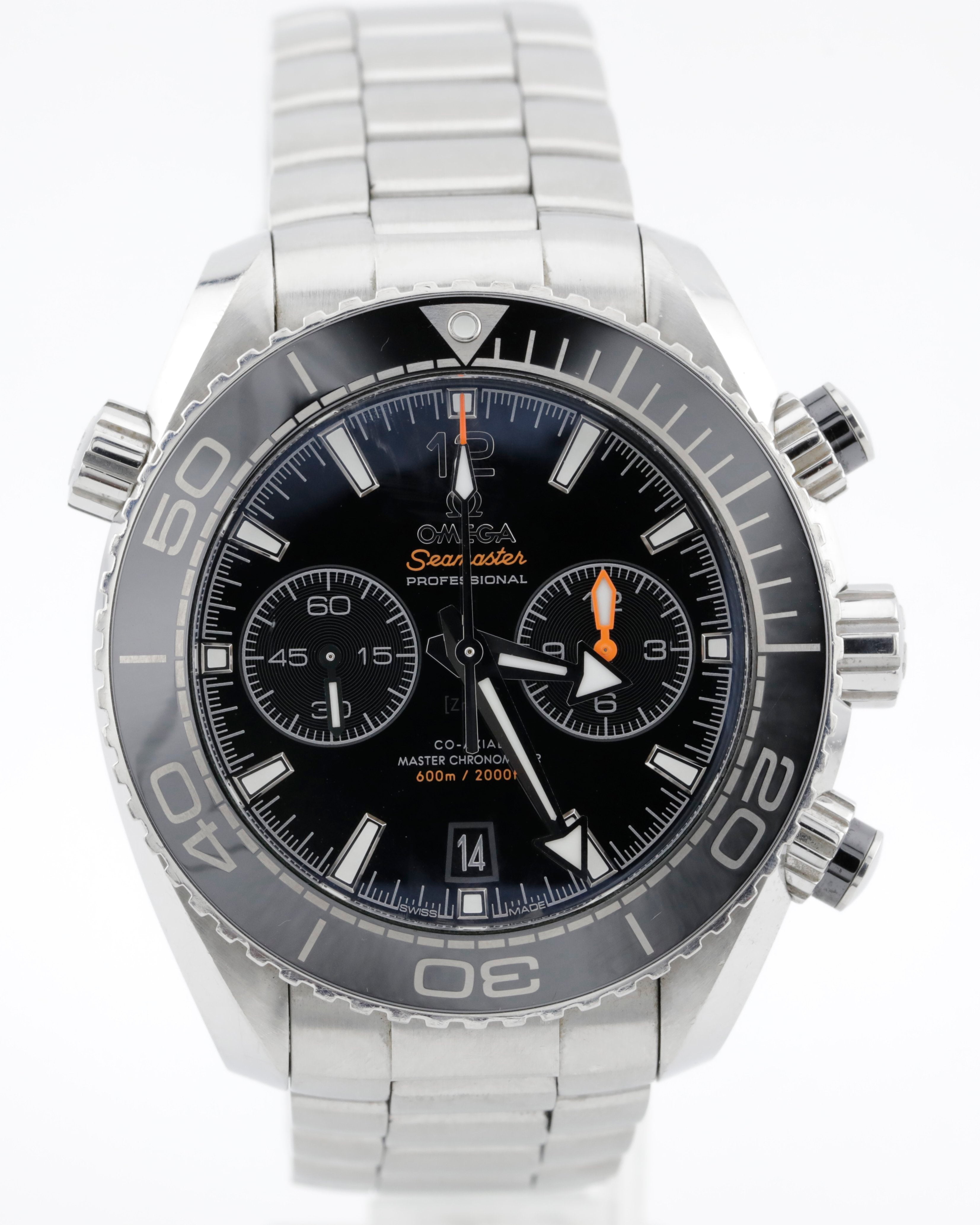 Pre Owned Omega Seamaster Planet Ocean Chronograph Ref# 21530465101001