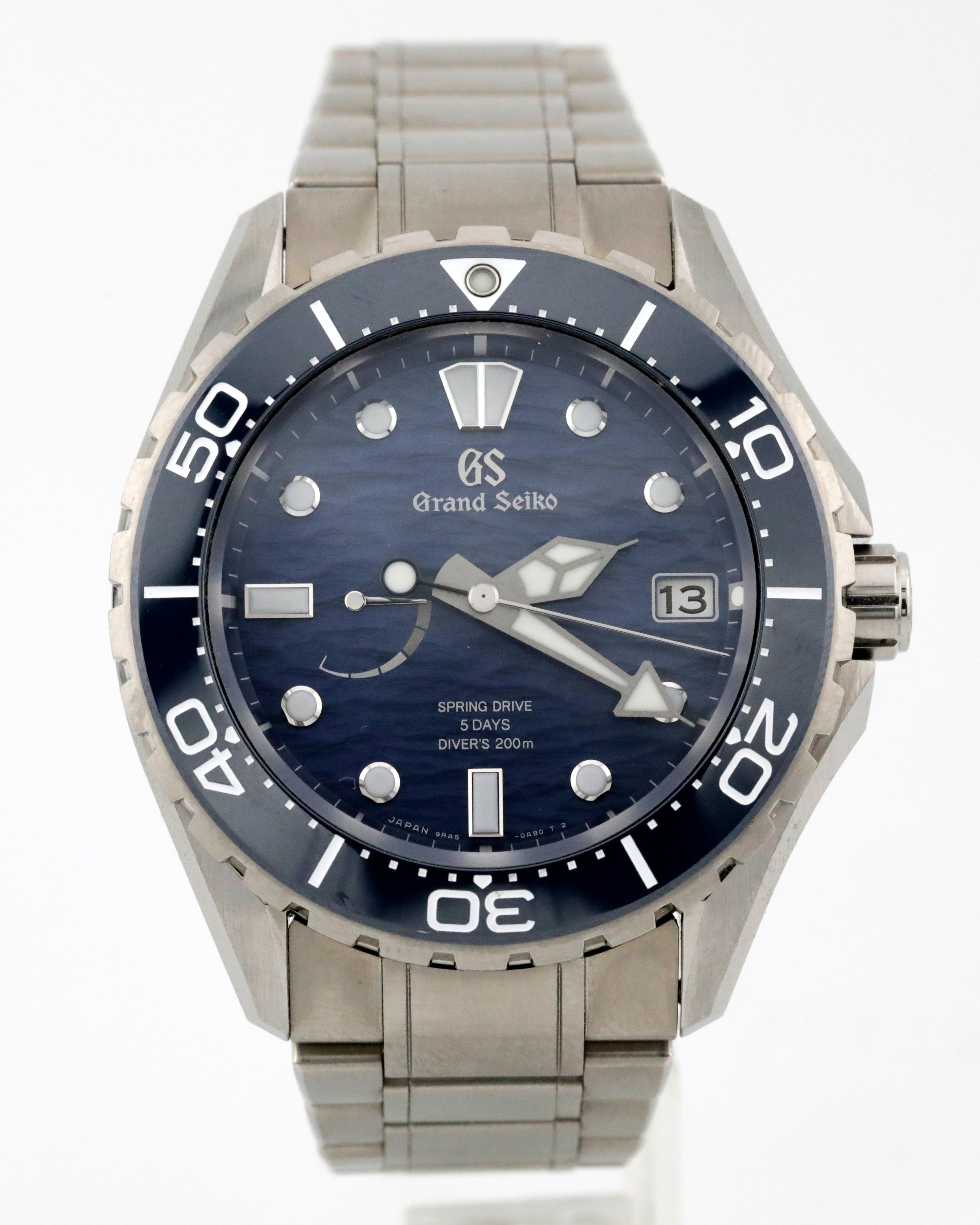 Pre-Owned Grand Seiko Evolution 9 Collection Titanium Ref# SLGA023G