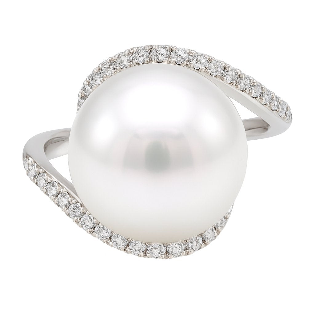 Diamond and Pearl Ring