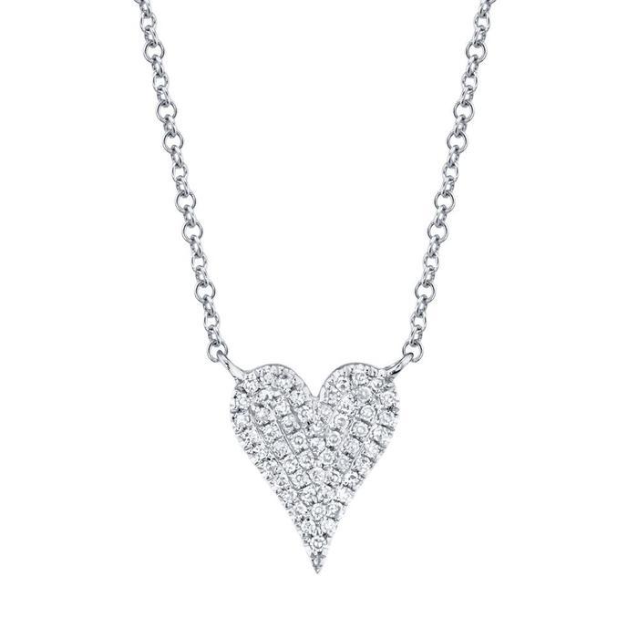 Shy Creation Diamond Heart Necklace