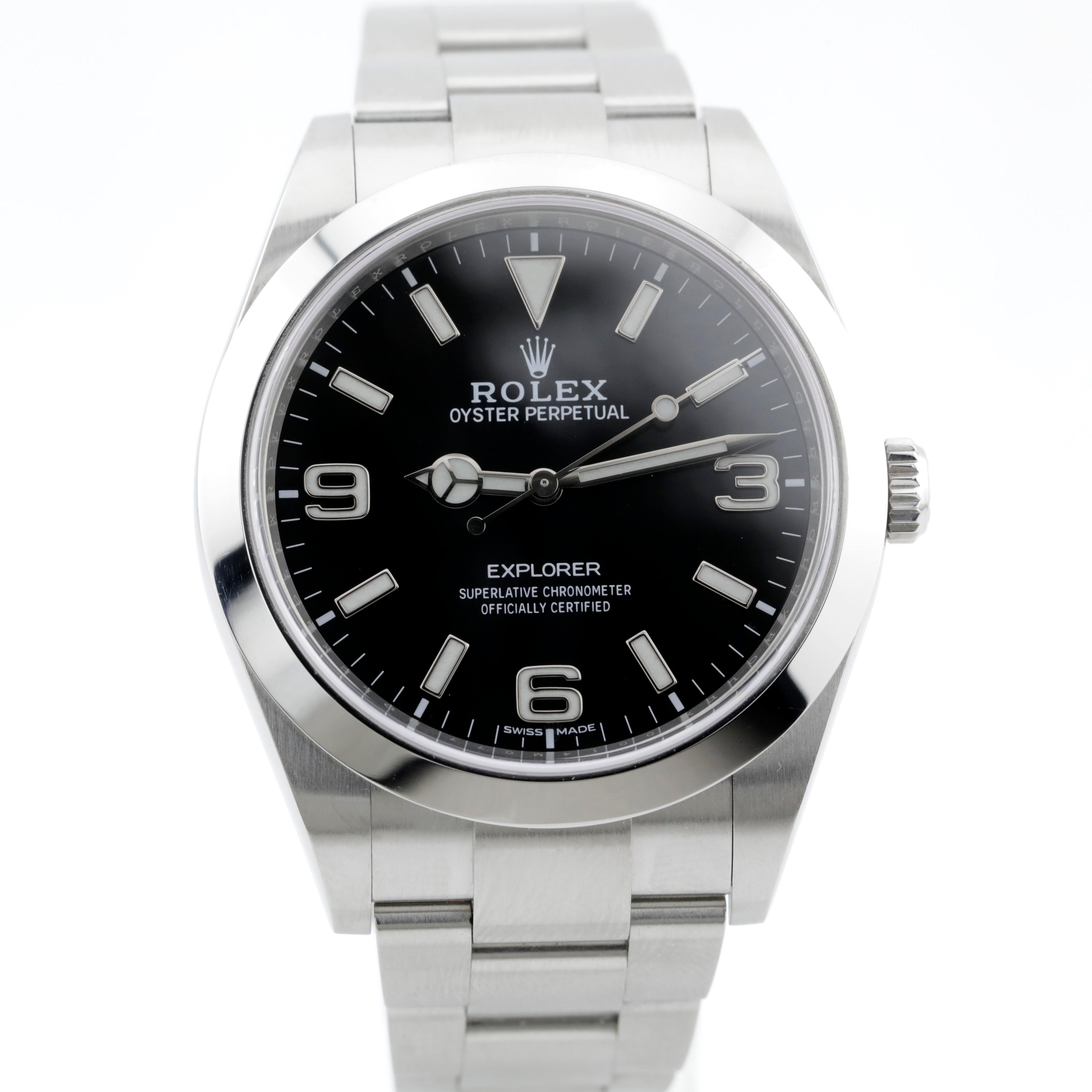 Pre Owned Rolex Explorer, 39mm Ref# 214270