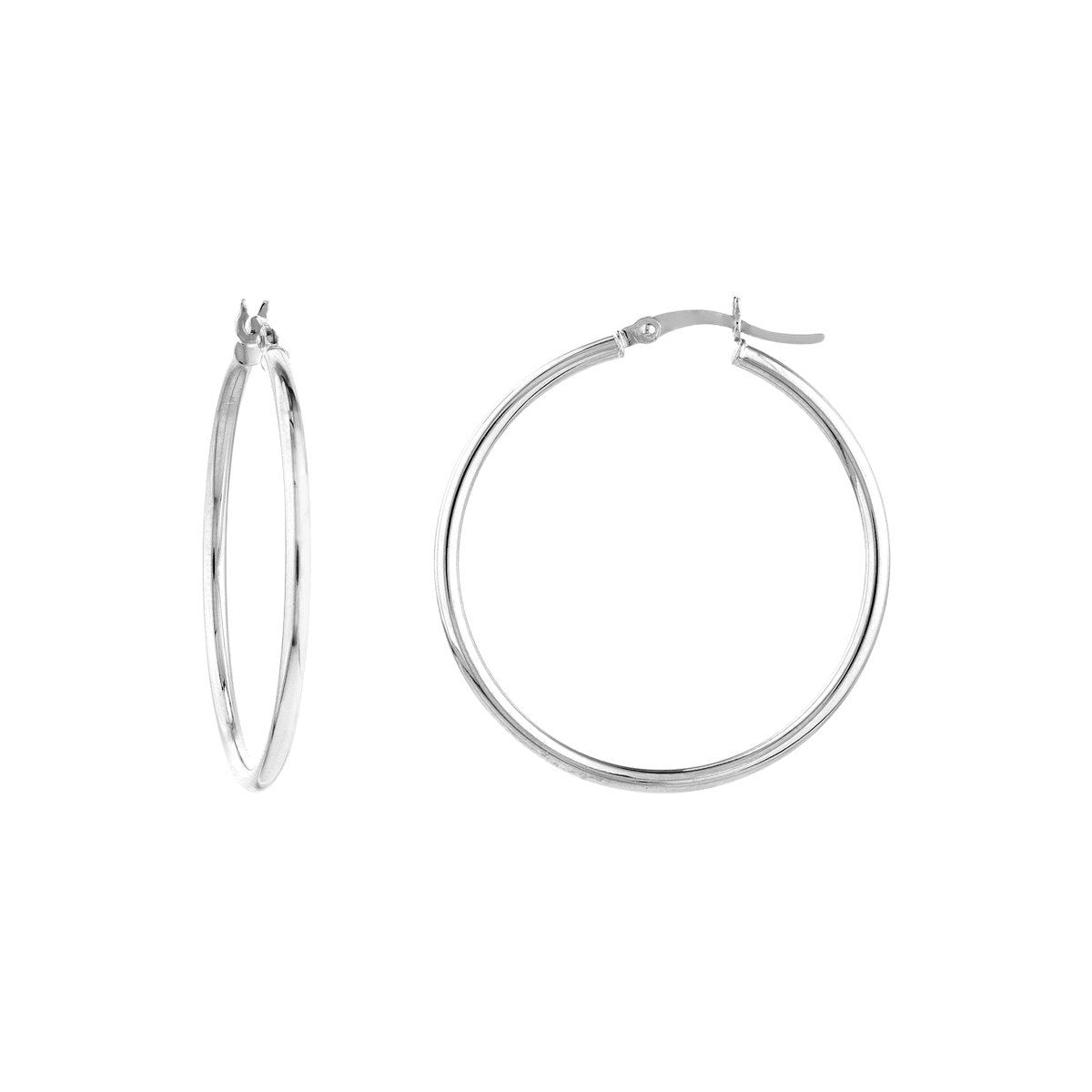 Polished Hoop Earrings