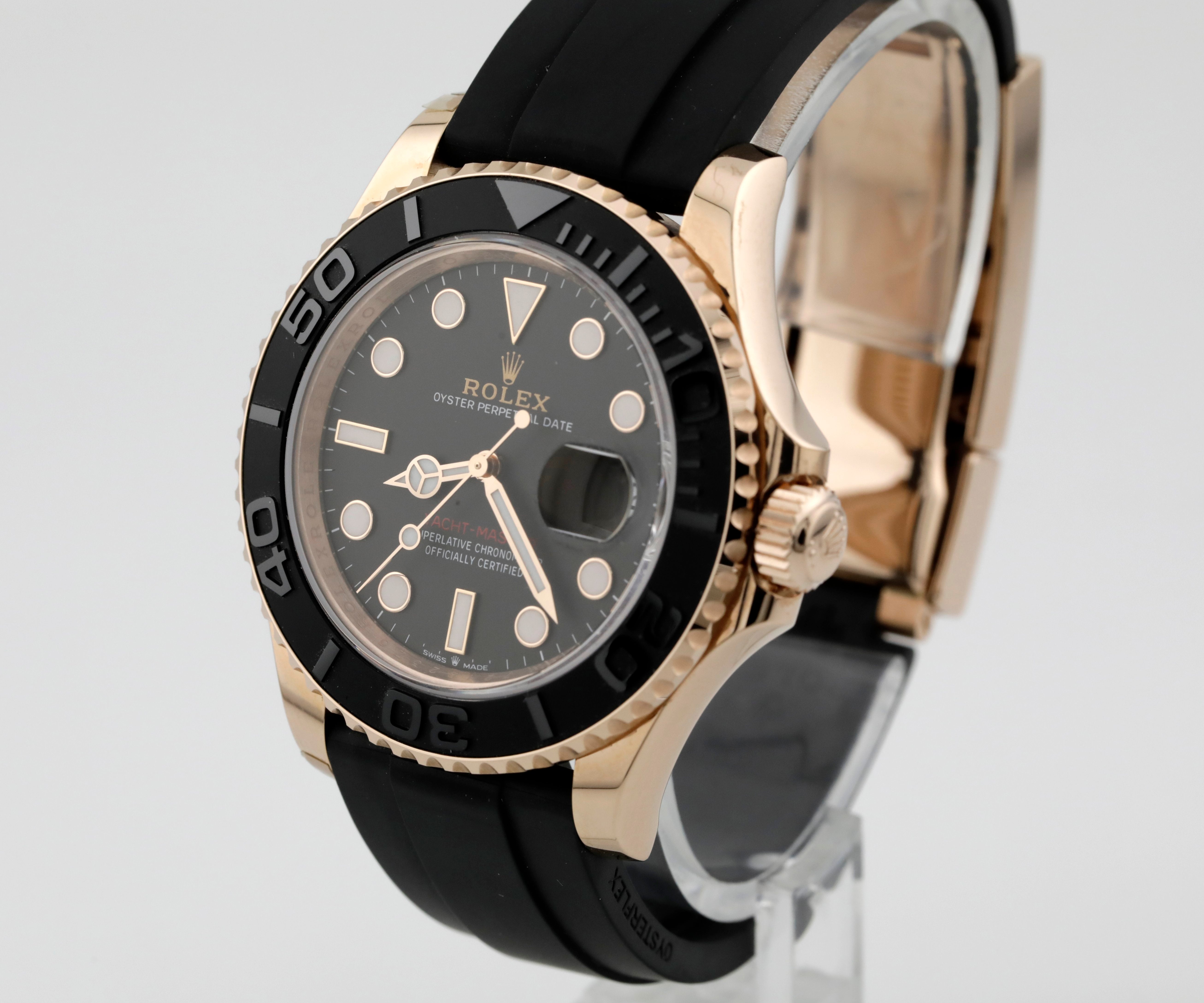 Pre Owned Rolex Yacht-Master 40, 18k Everose gold ref. 126655