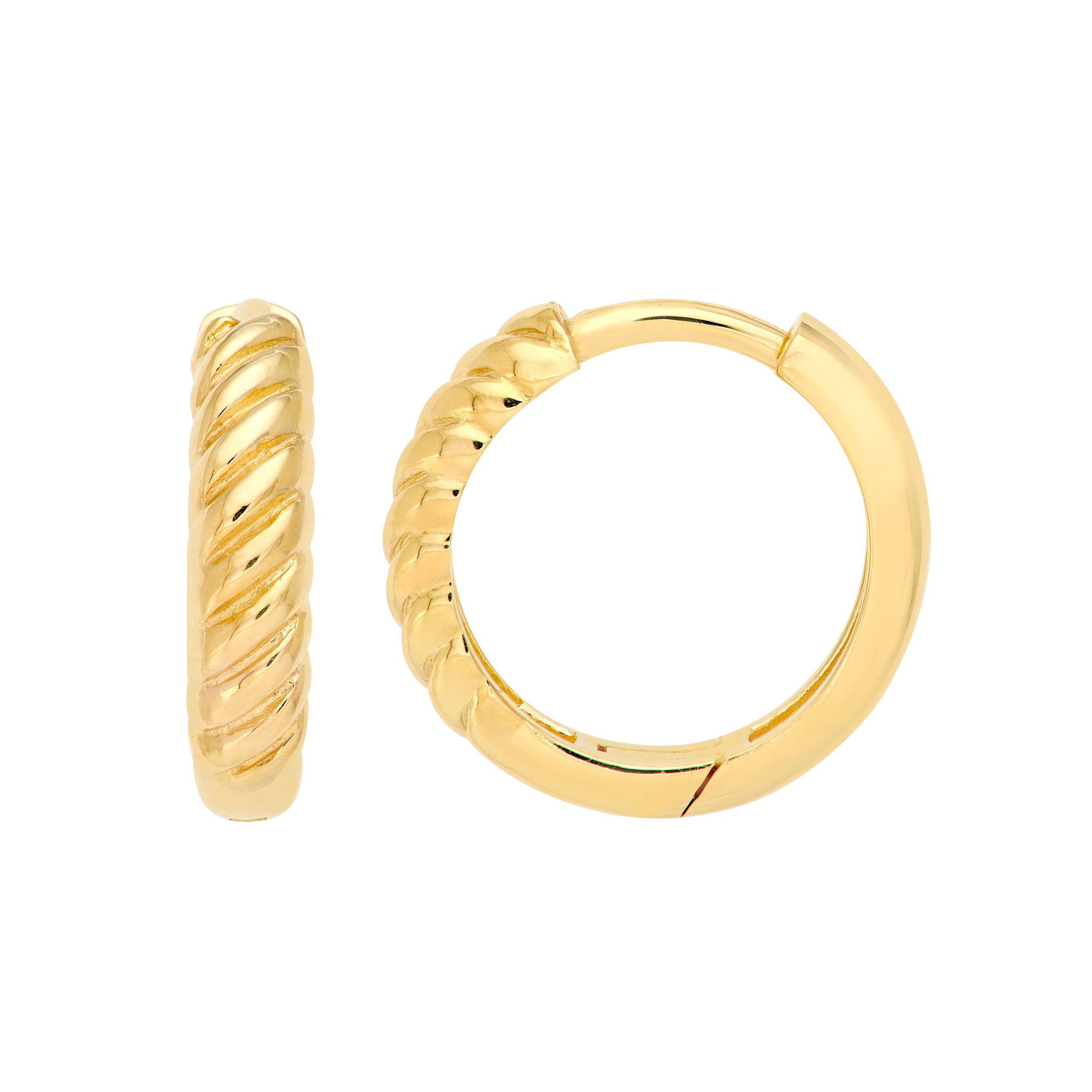 Gold Huggie Earrings