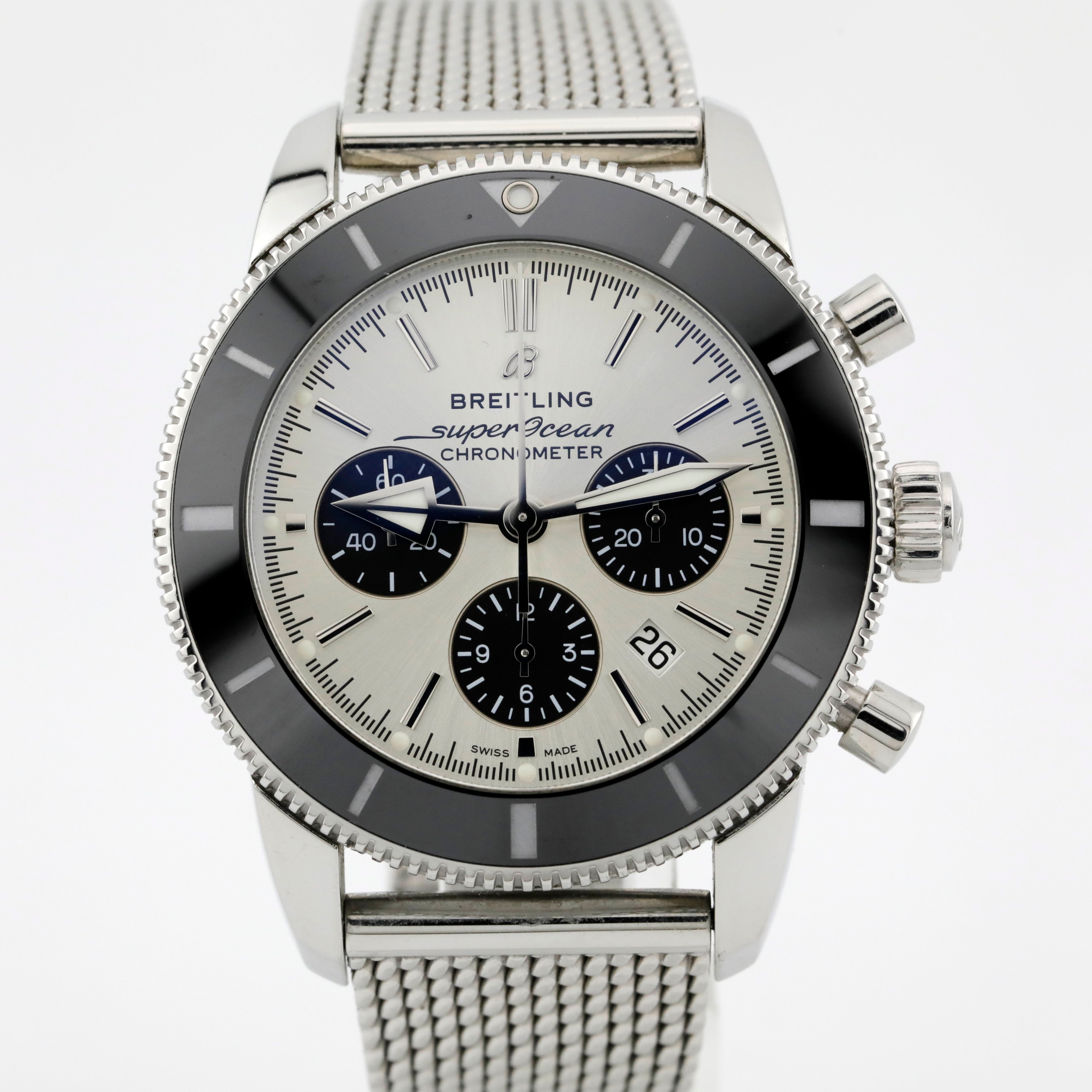 Pre Owned Breitling Superocean Heritage B01 Chronograph 44 Ref# AB0162121G1A1