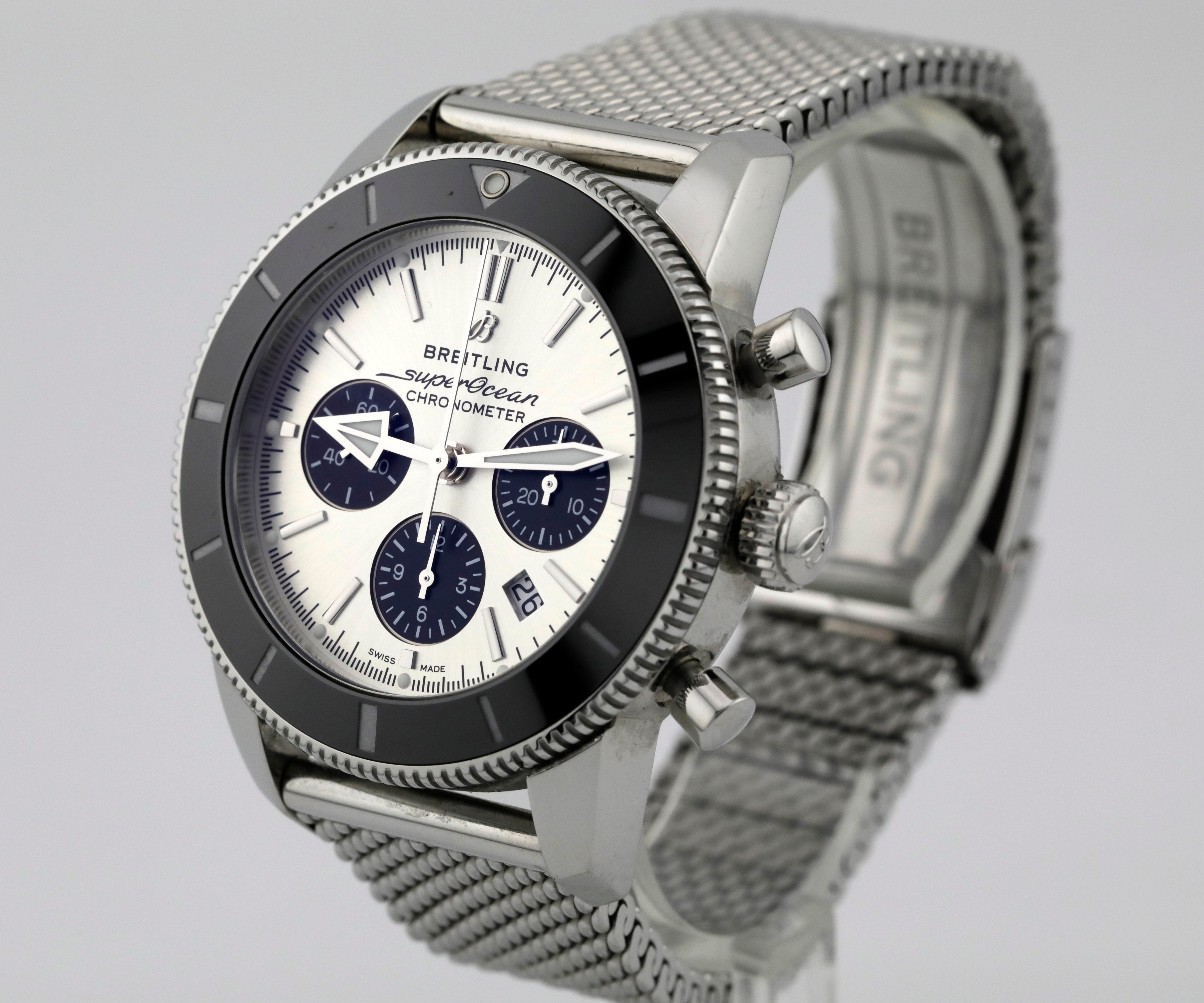 Pre Owned Breitling Superocean Heritage B01 Chronograph 44 Ref# AB0162121G1A1