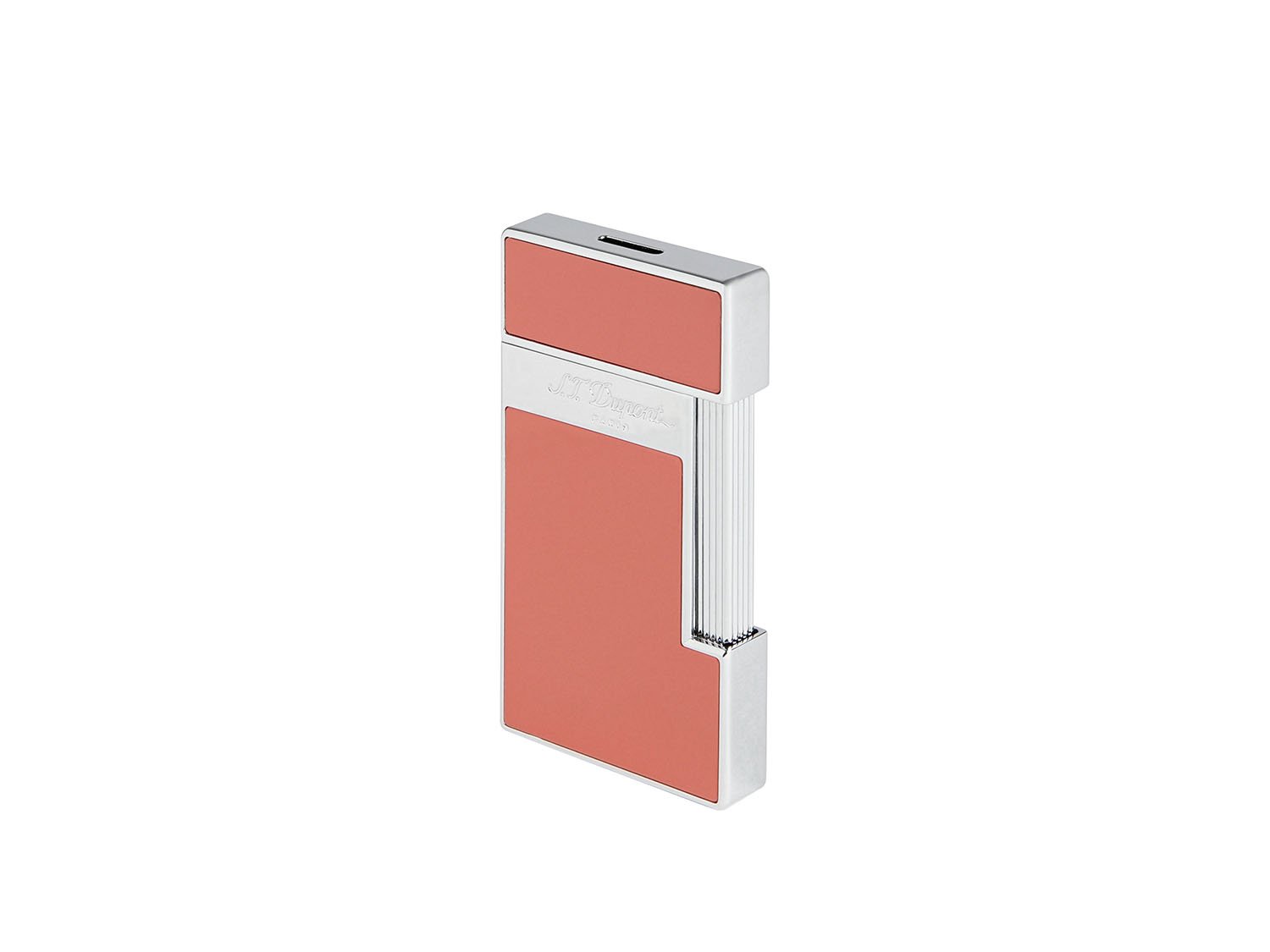 S.T. Dupont Slimmy Shiny Coral Lacquer Lighter