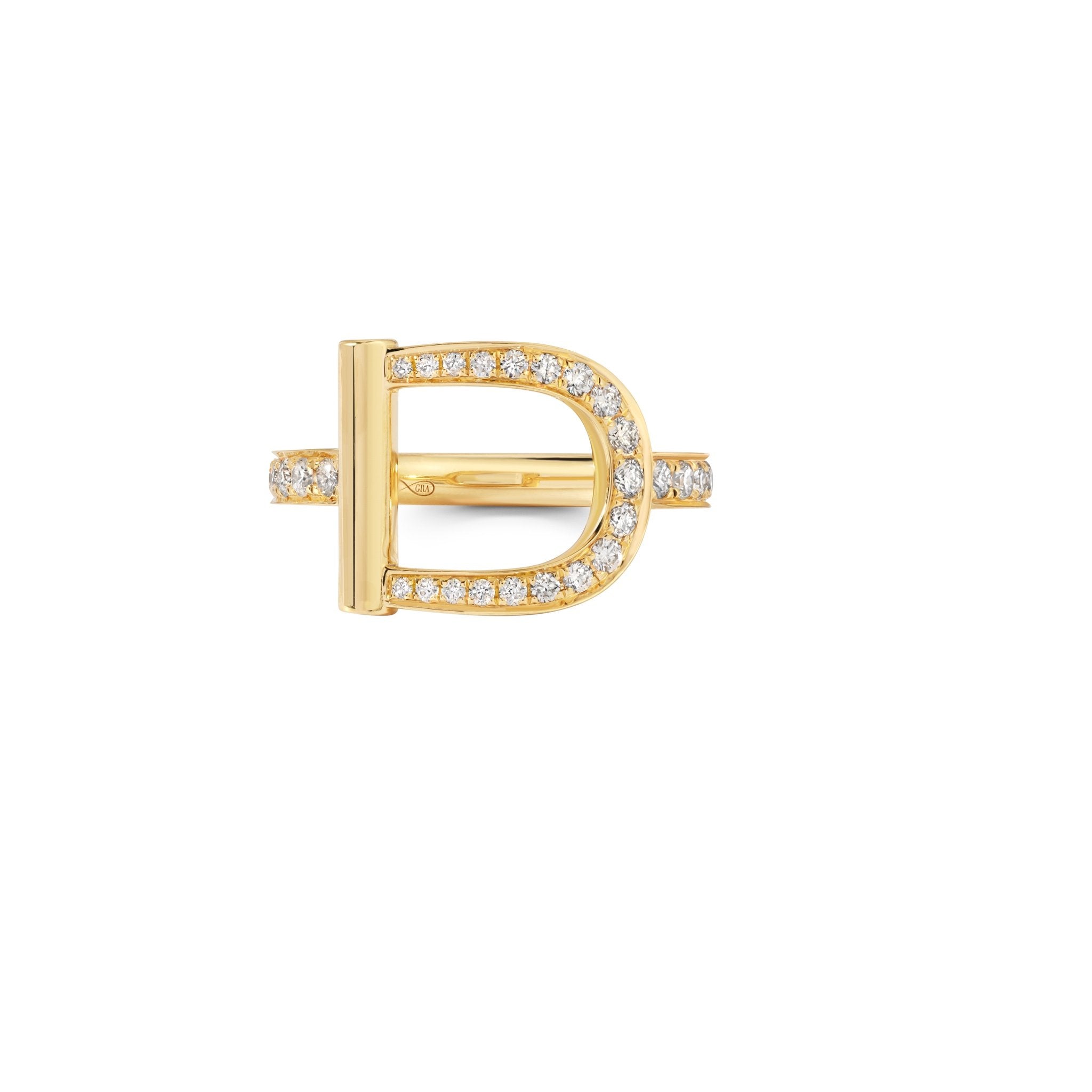 Graziela Diamond Stirrup Ring