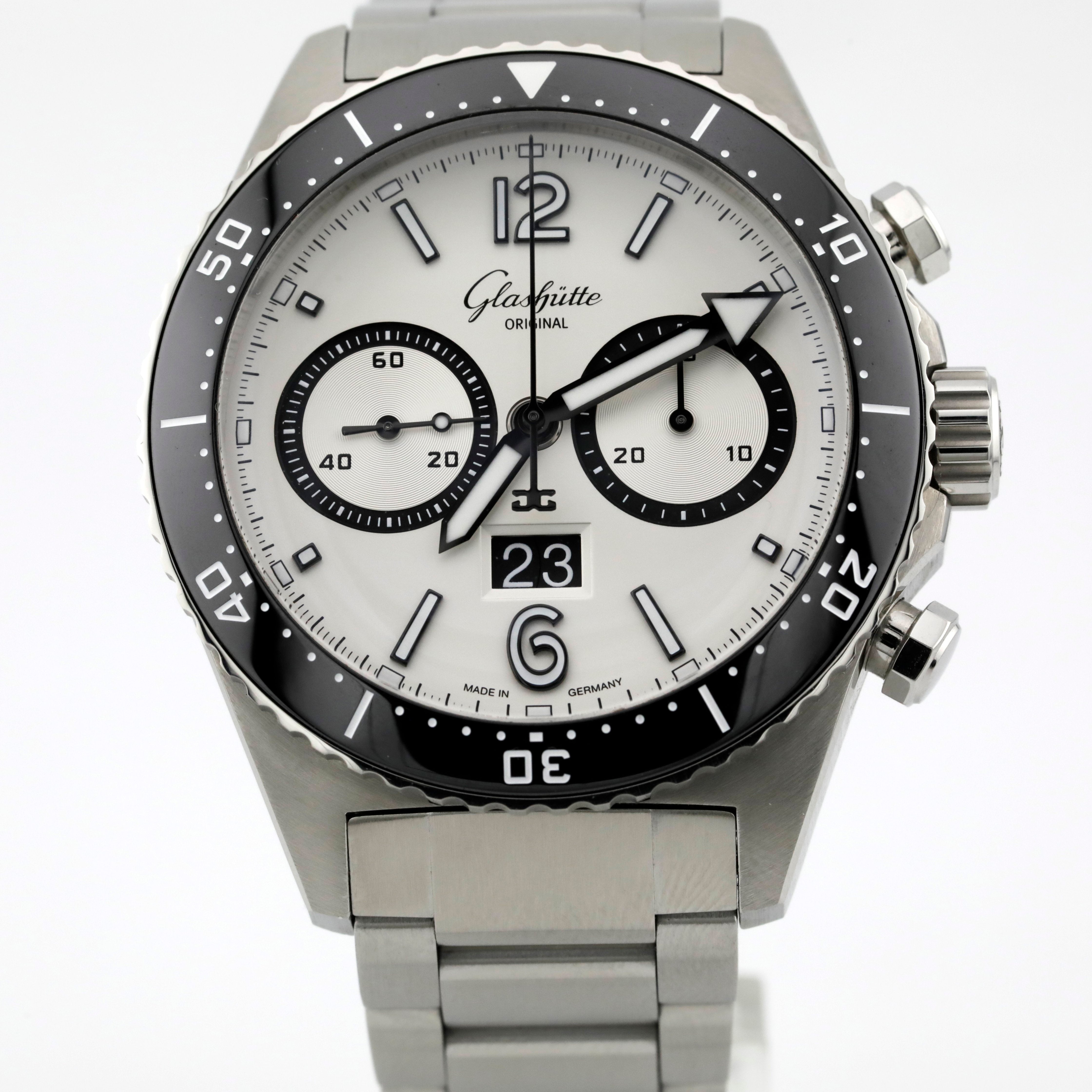 Pre Owned Glashutte Original SeaQ Chronograph Ref# W13723038070