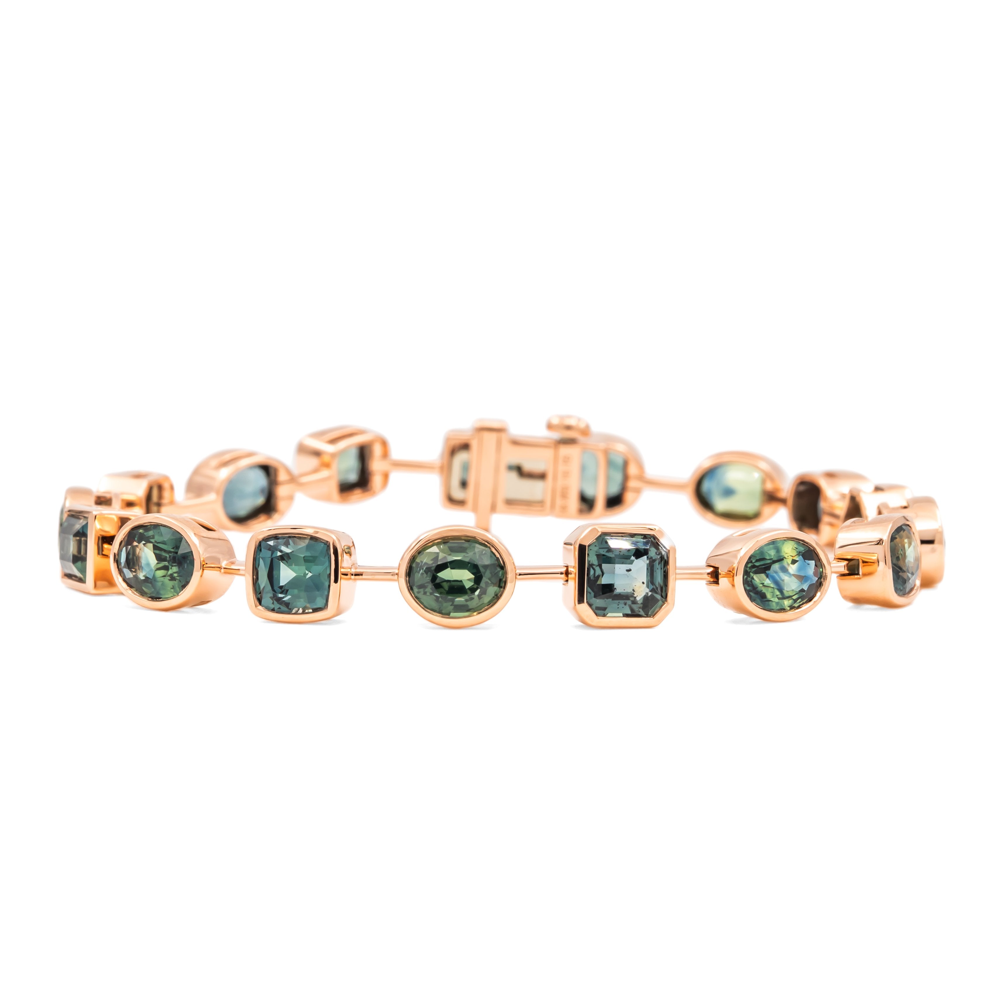 Teal Sapphire Bracelet