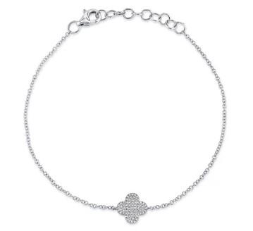 Diamond Clover Bracelet