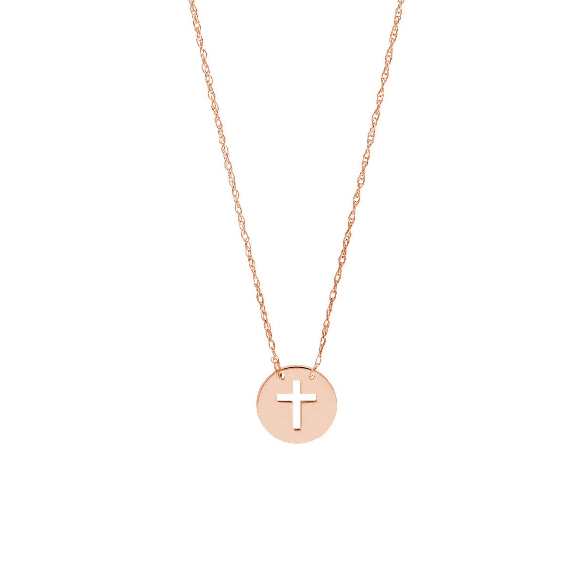 Cross Cutout Necklace
