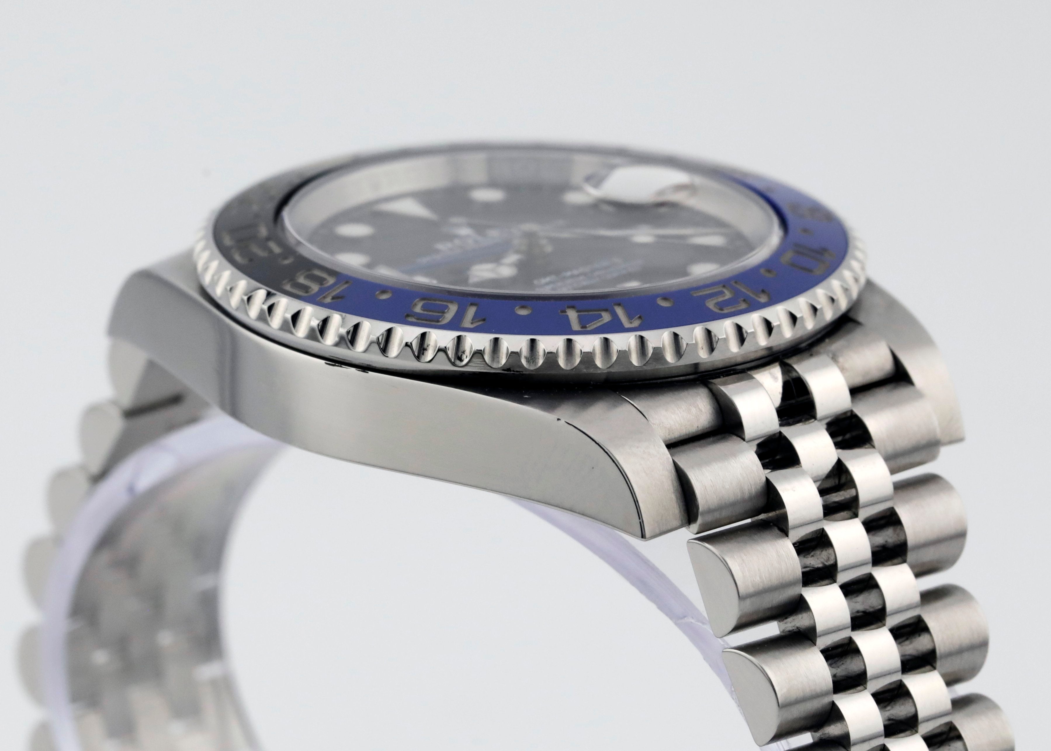 Pre Owned Rolex GMT-Master II Batgirl Ref# 126710BLNR