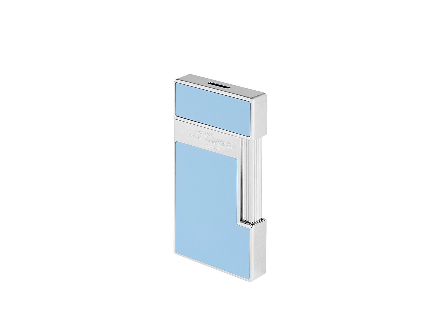 S.T. Dupont Slimmy Shiny Light Blue Lacquer Lighter