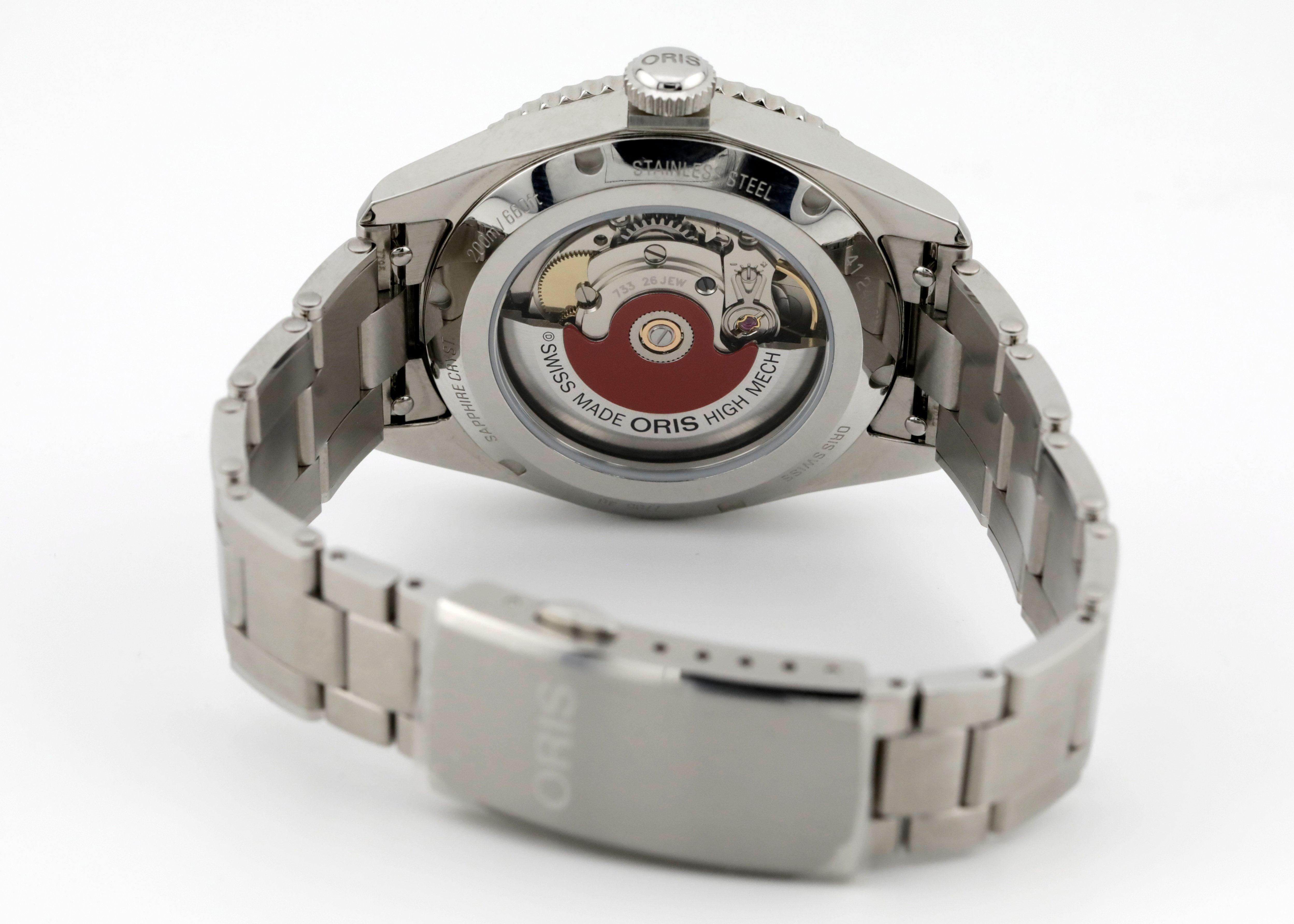 Pre Owned Oris Divers Date Ref# 01 733 7795 4054-set