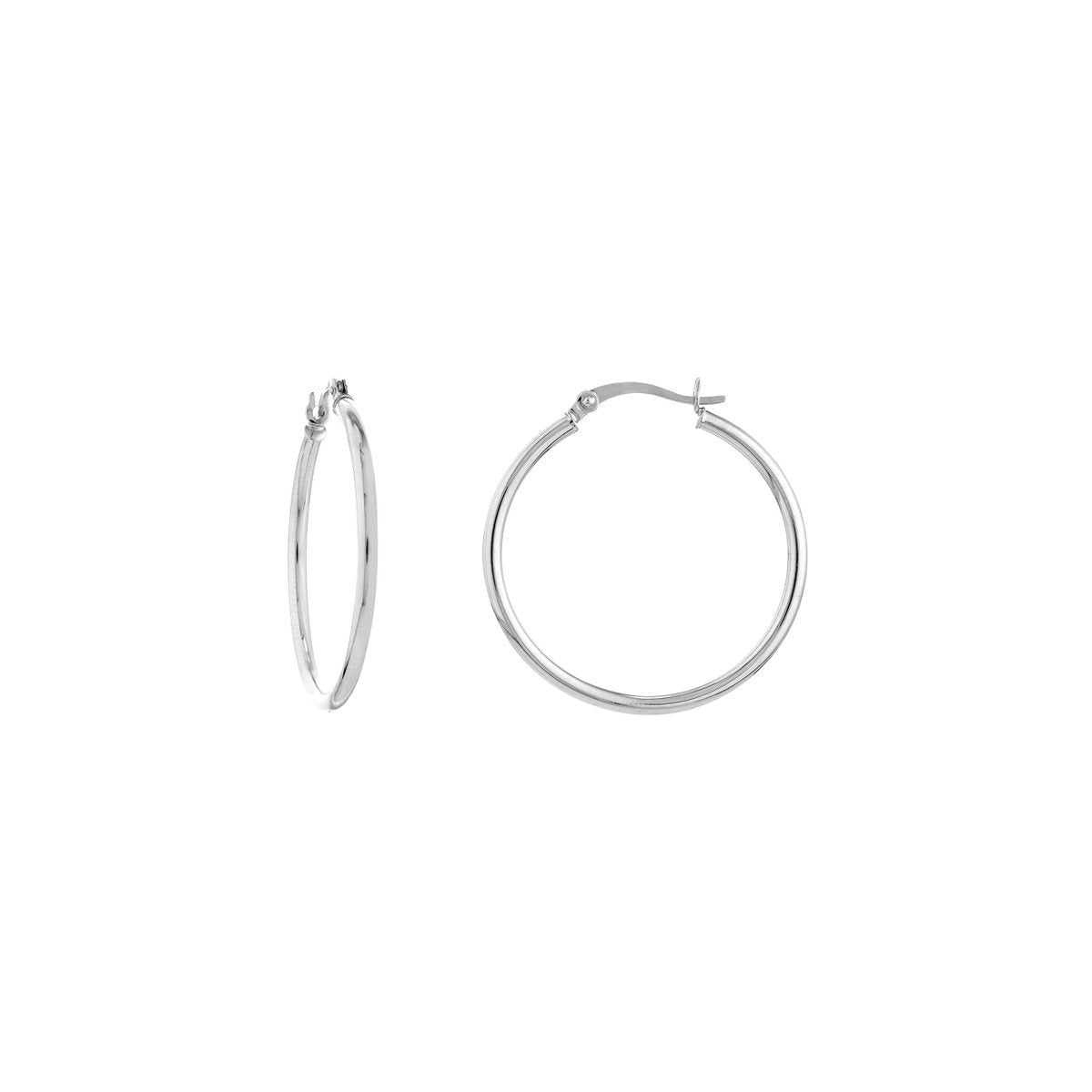 Polished Hoop Earrings