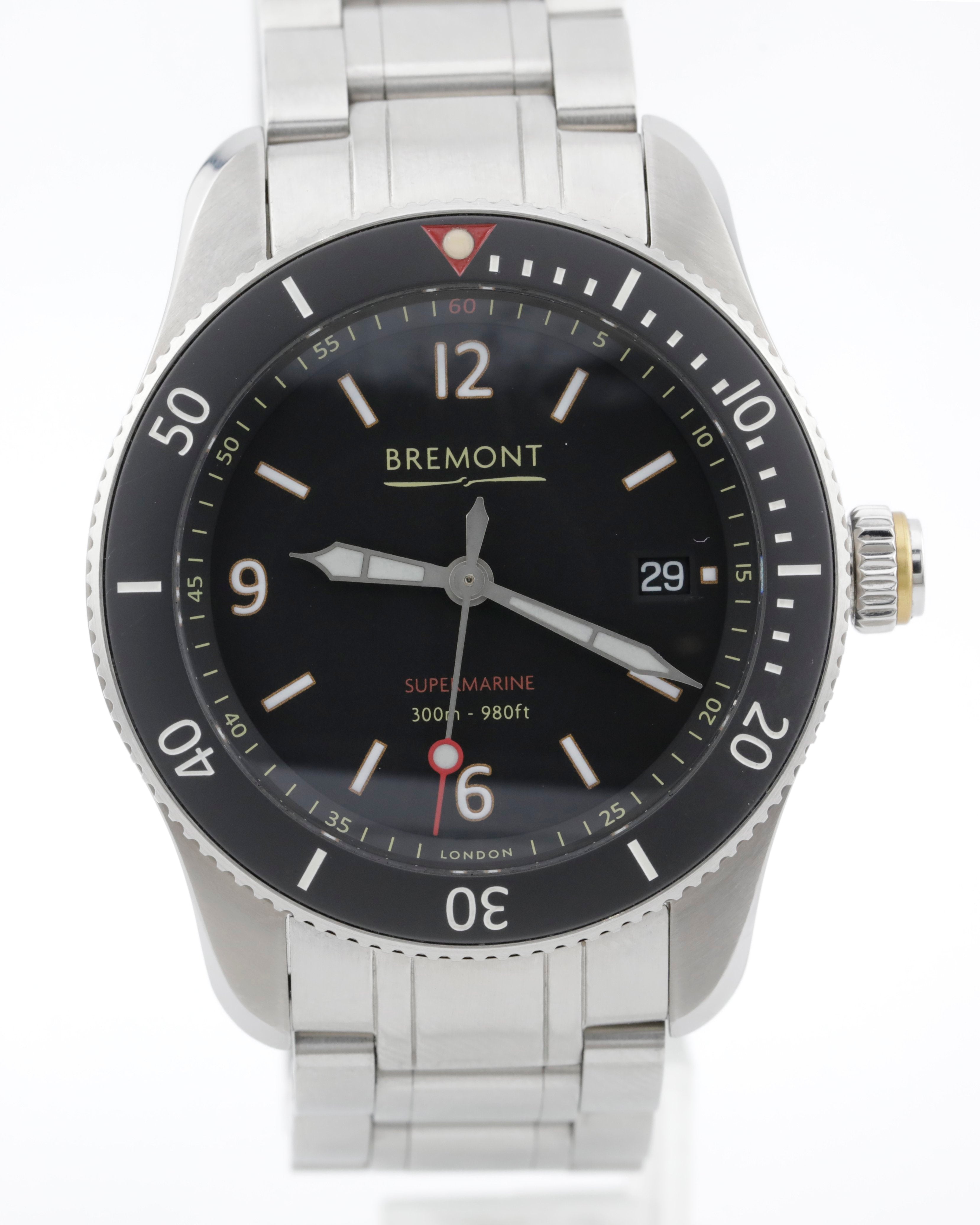 Pre Owned Bremont Supermarine Ref# S300-BK-R-S