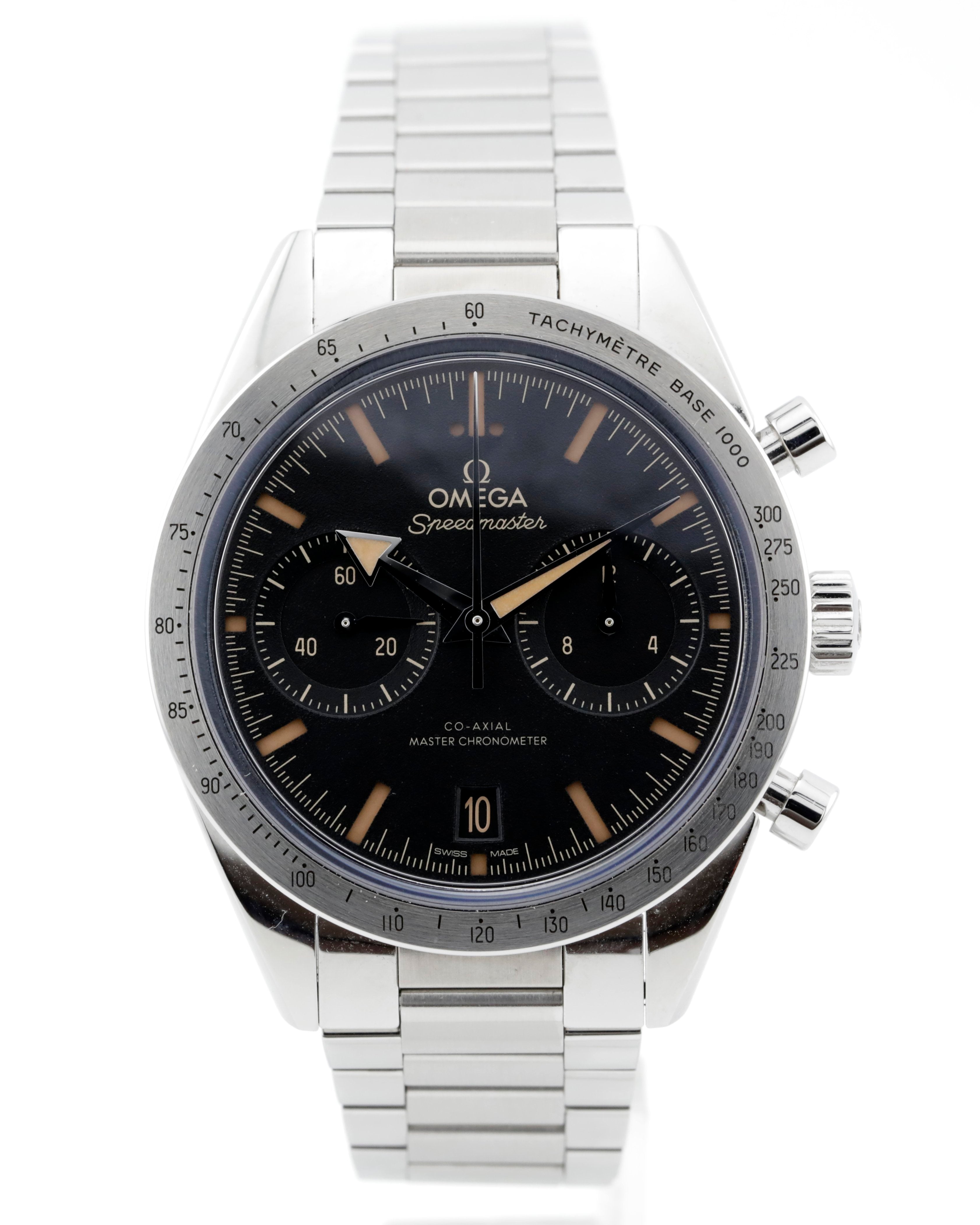 Pre Owned Omega Speedmaster '57 black dial ref# 33210415101001