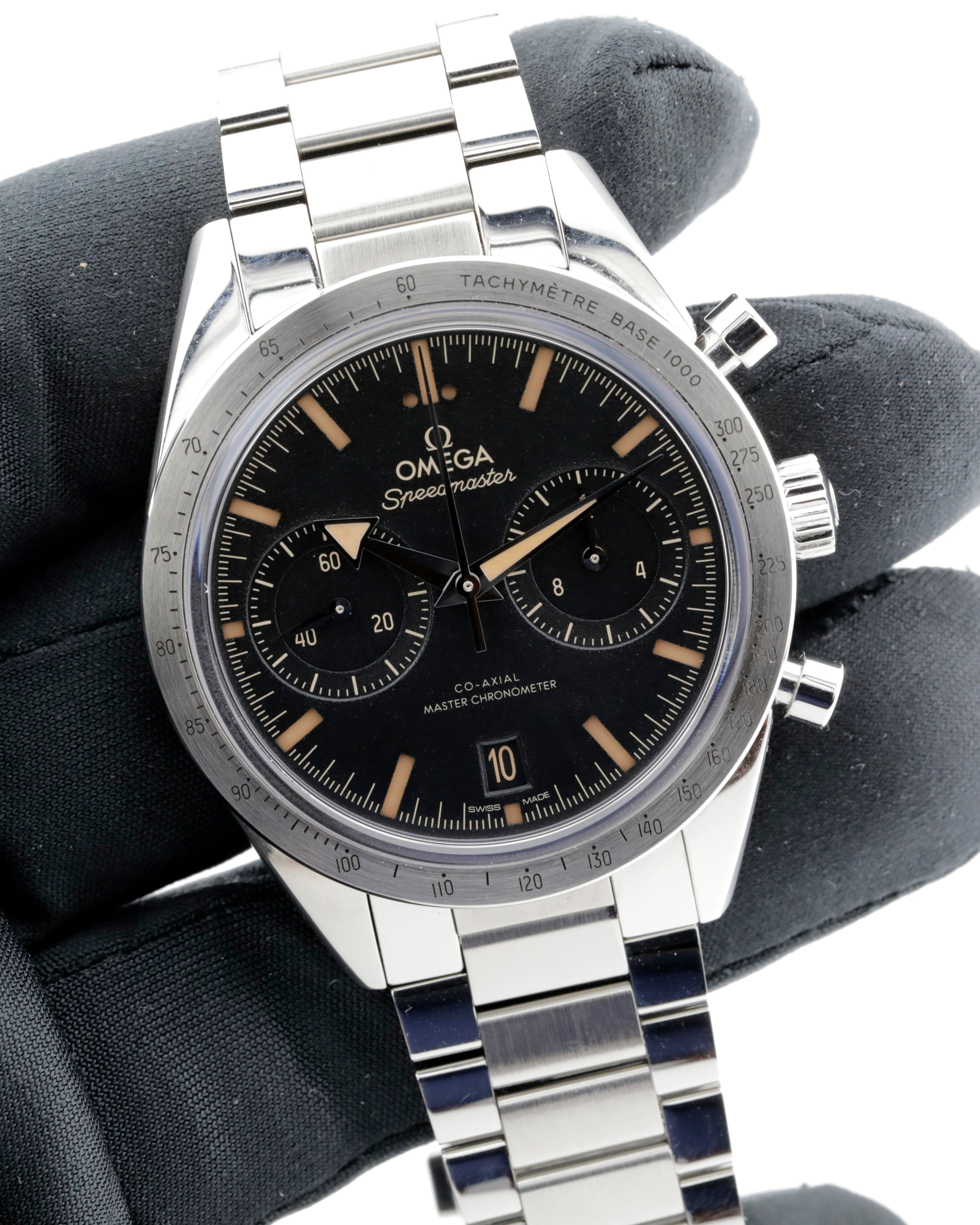 Pre Owned Omega Speedmaster '57 black dial ref# 33210415101001