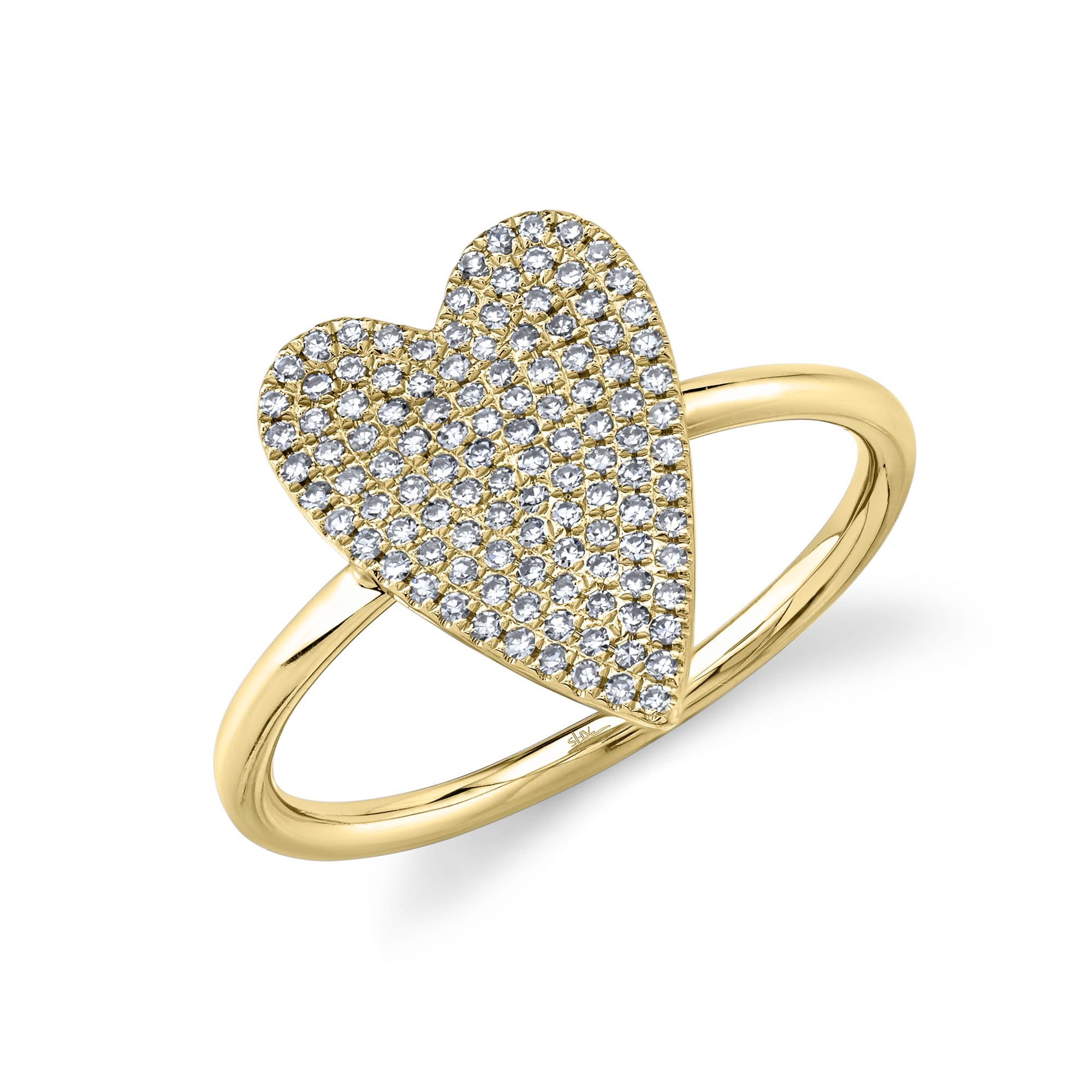 Shy Creation Diamond Heart Ring