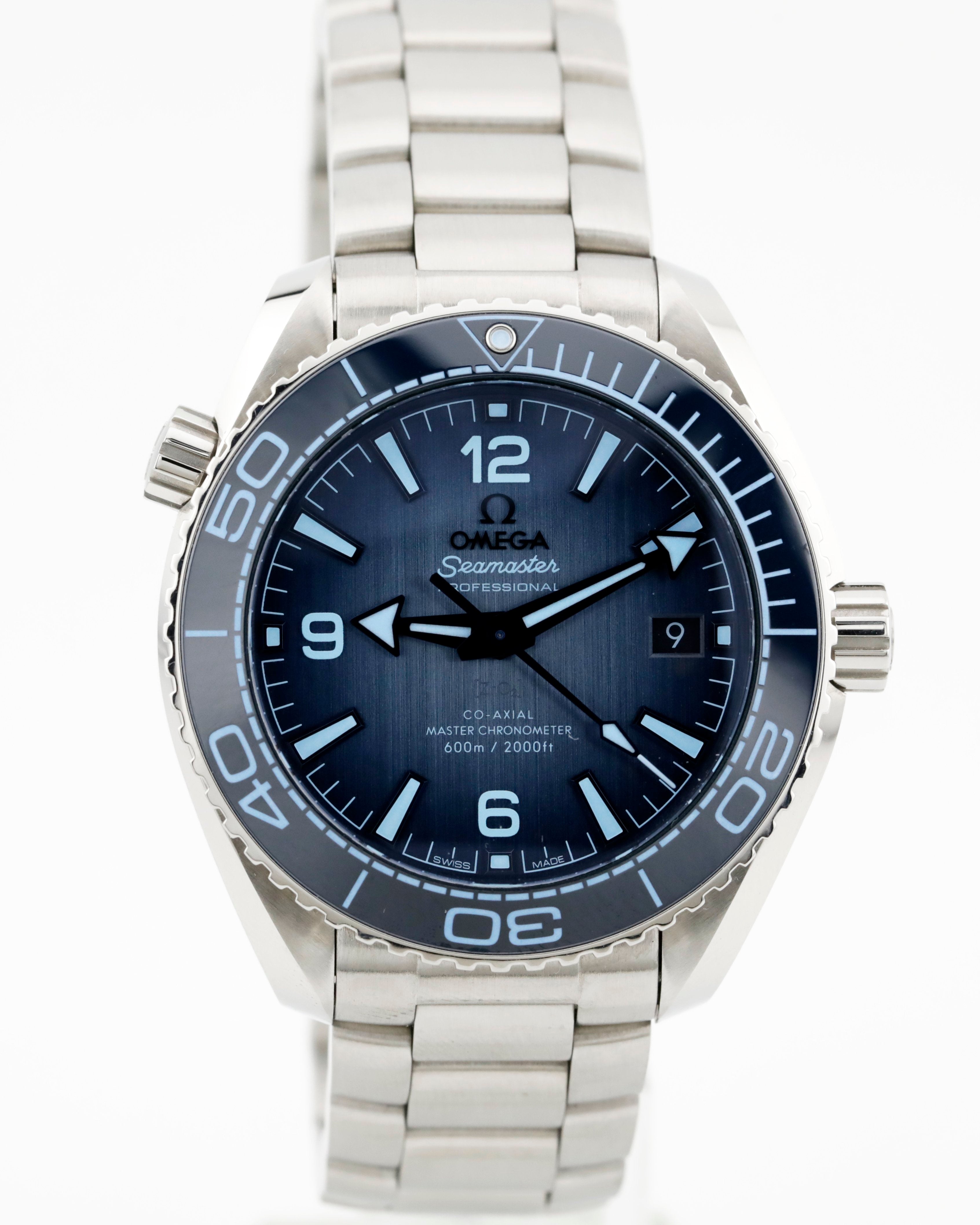 Pre Owned Omega Seamaster Planet Ocean 600M Summer Blue Ref# 21530402003002