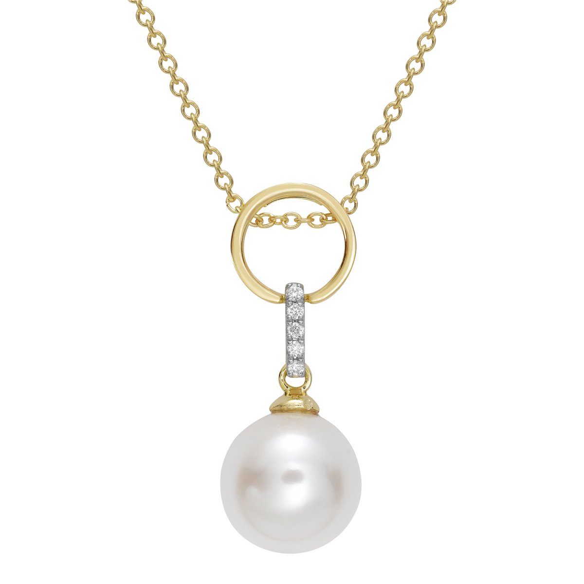 Pearl and Diamond Pendant
