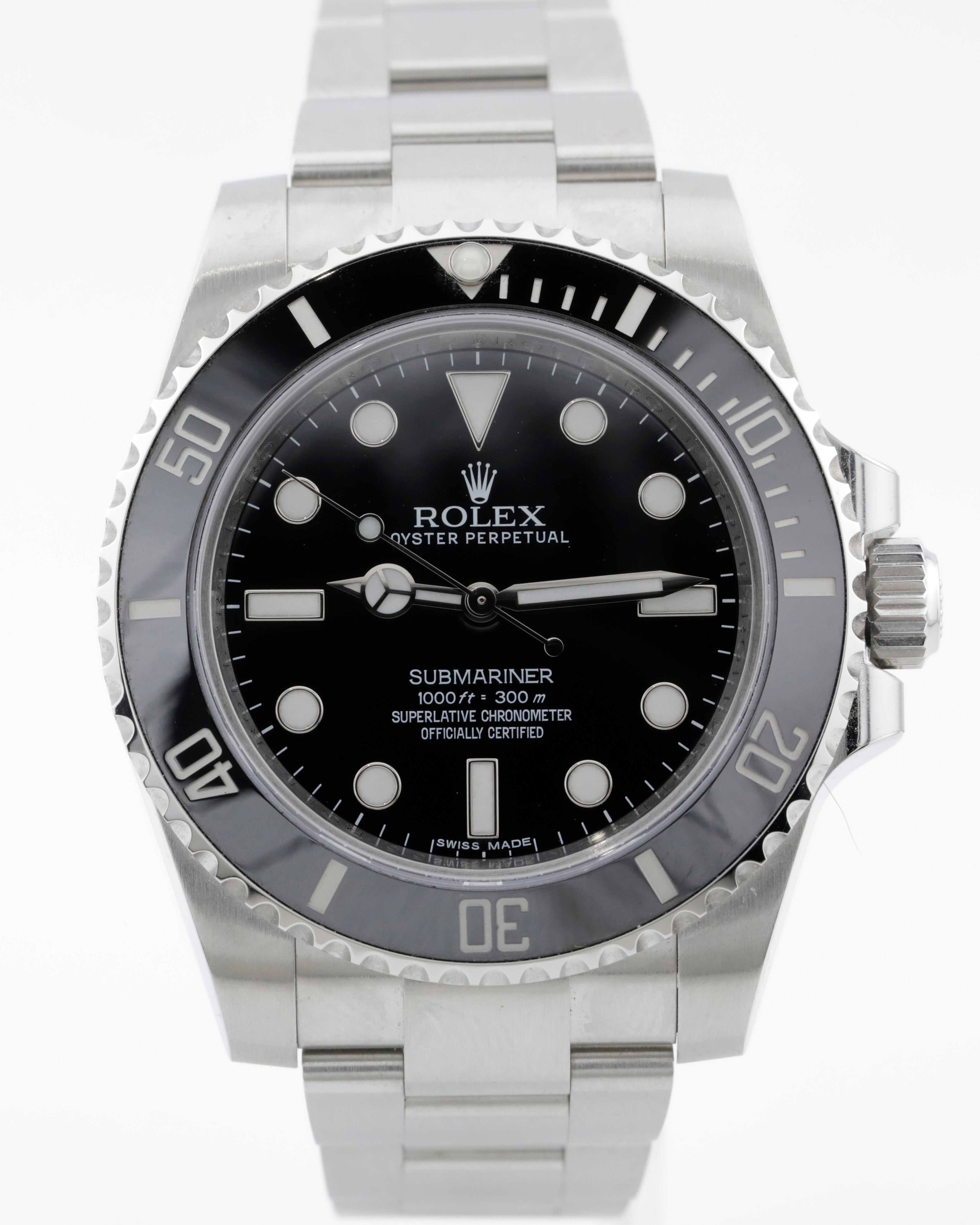 Pre Owned Rolex Submariner No Date Ref# 114060