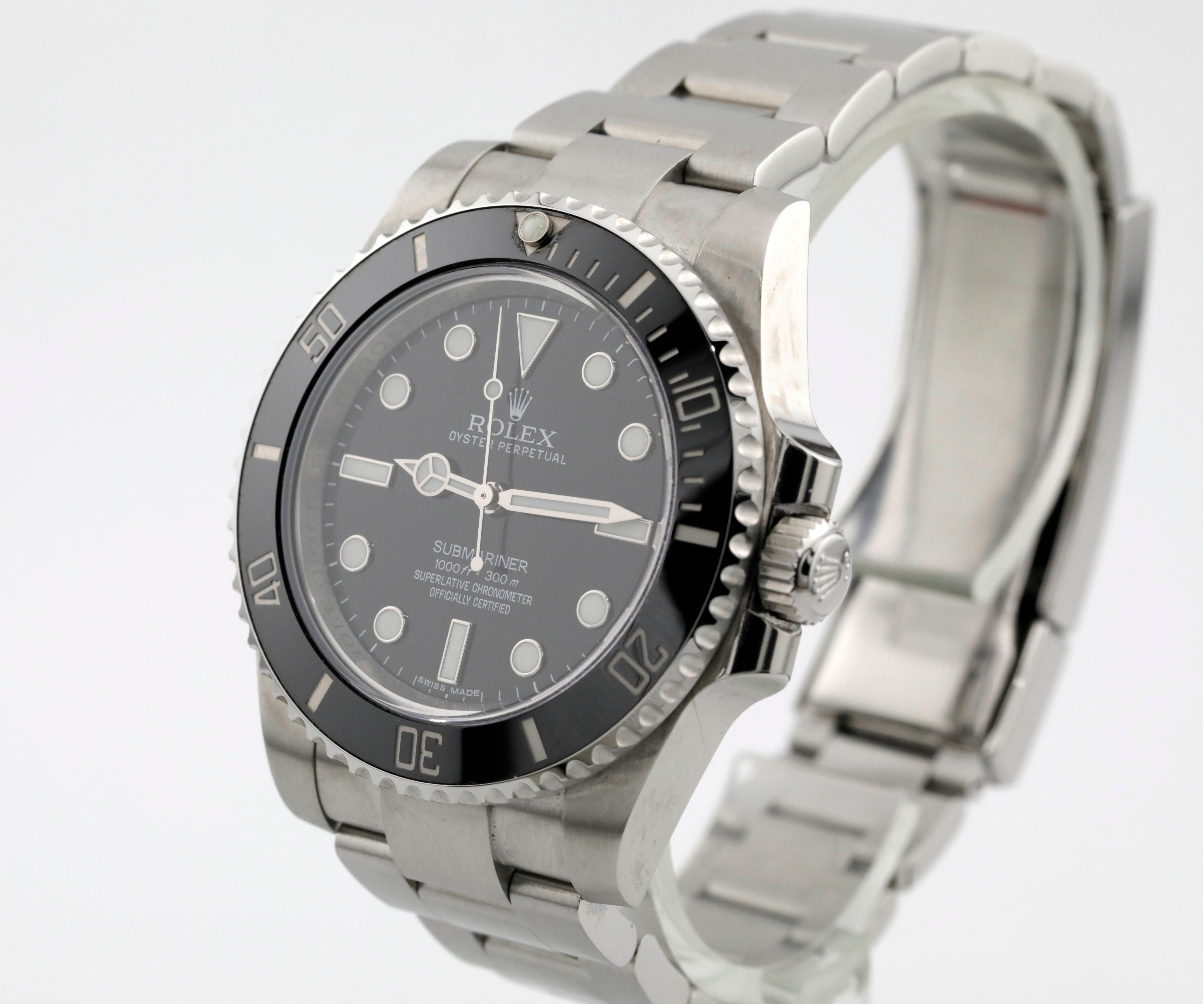 Pre Owned Rolex Submariner No Date Ref# 114060