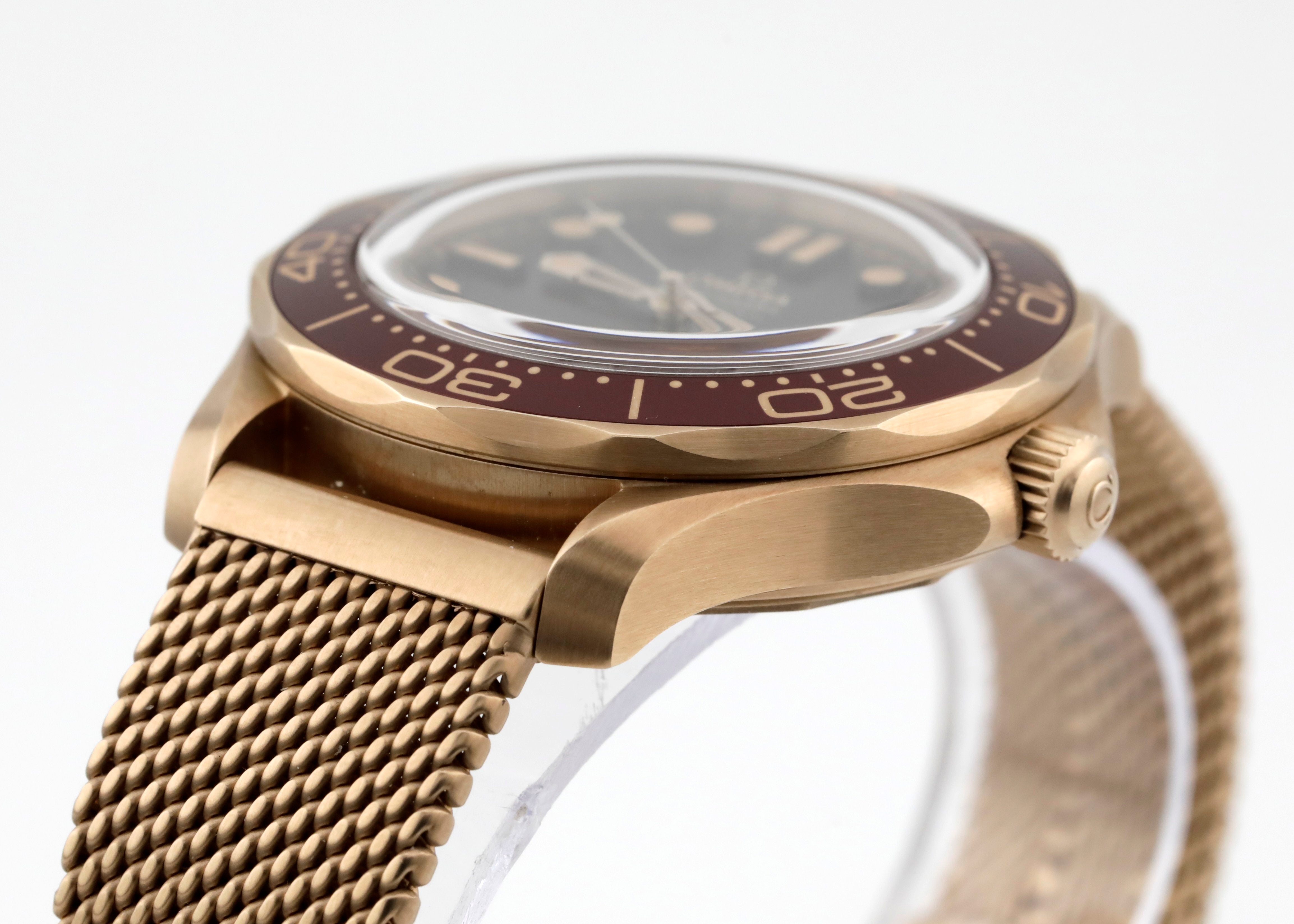 Pre Owned Omega Seamaster Diver 300M Bronze Gold Ref# 21090422001003