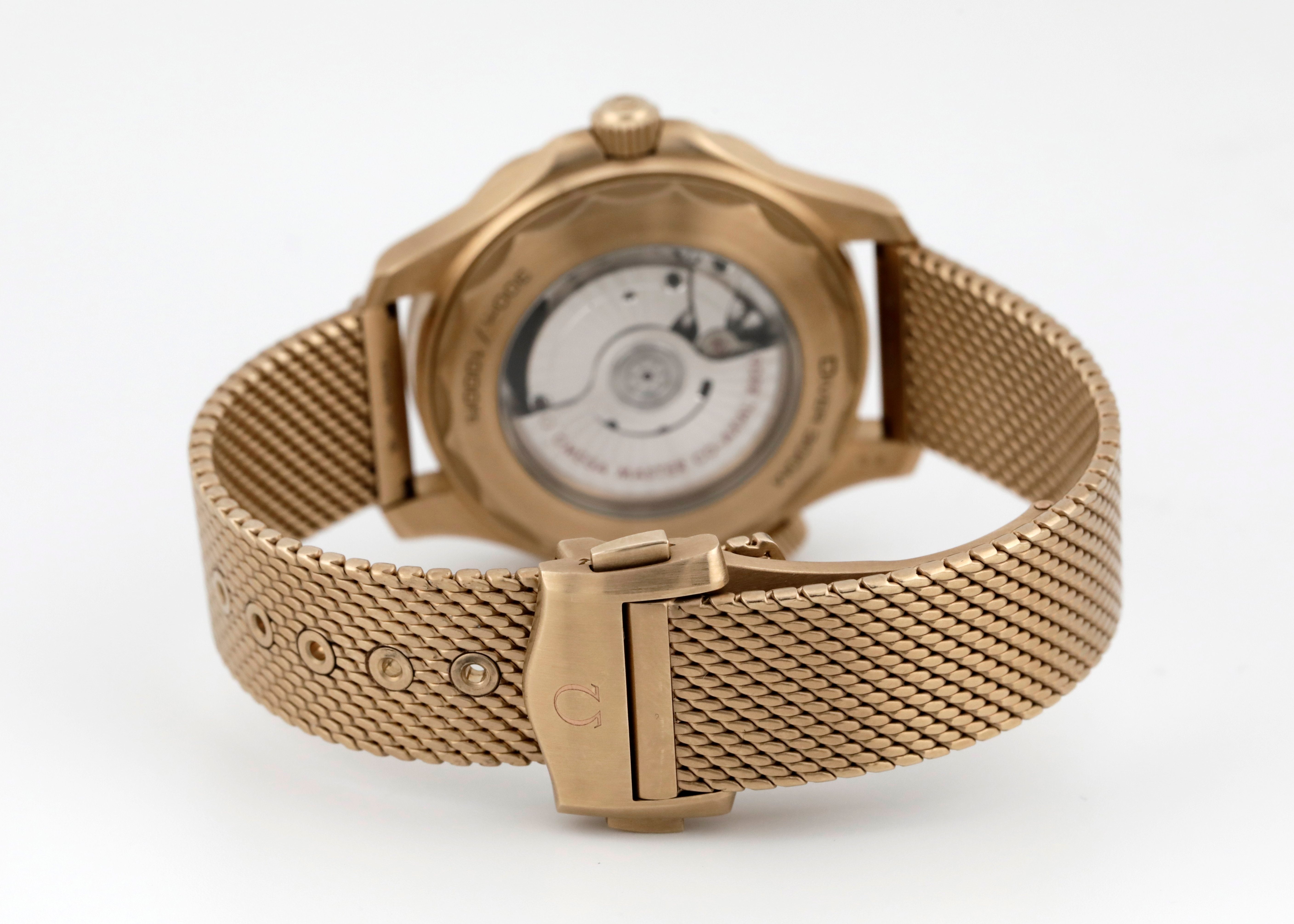 Pre Owned Omega Seamaster Diver 300M Bronze Gold Ref# 21090422001003