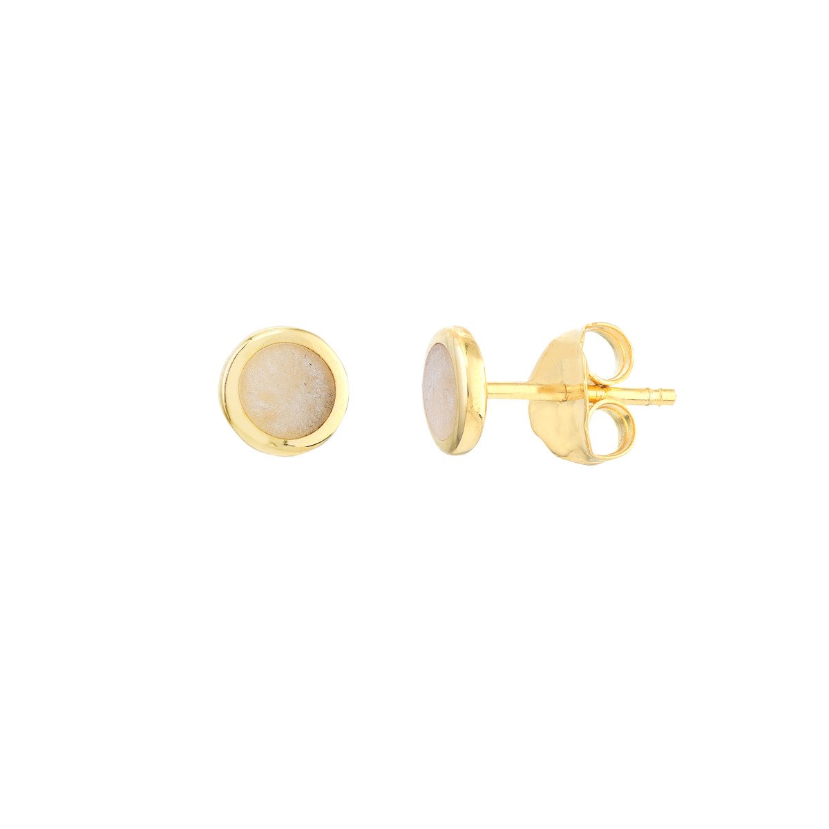 Enamel Stud Earrings