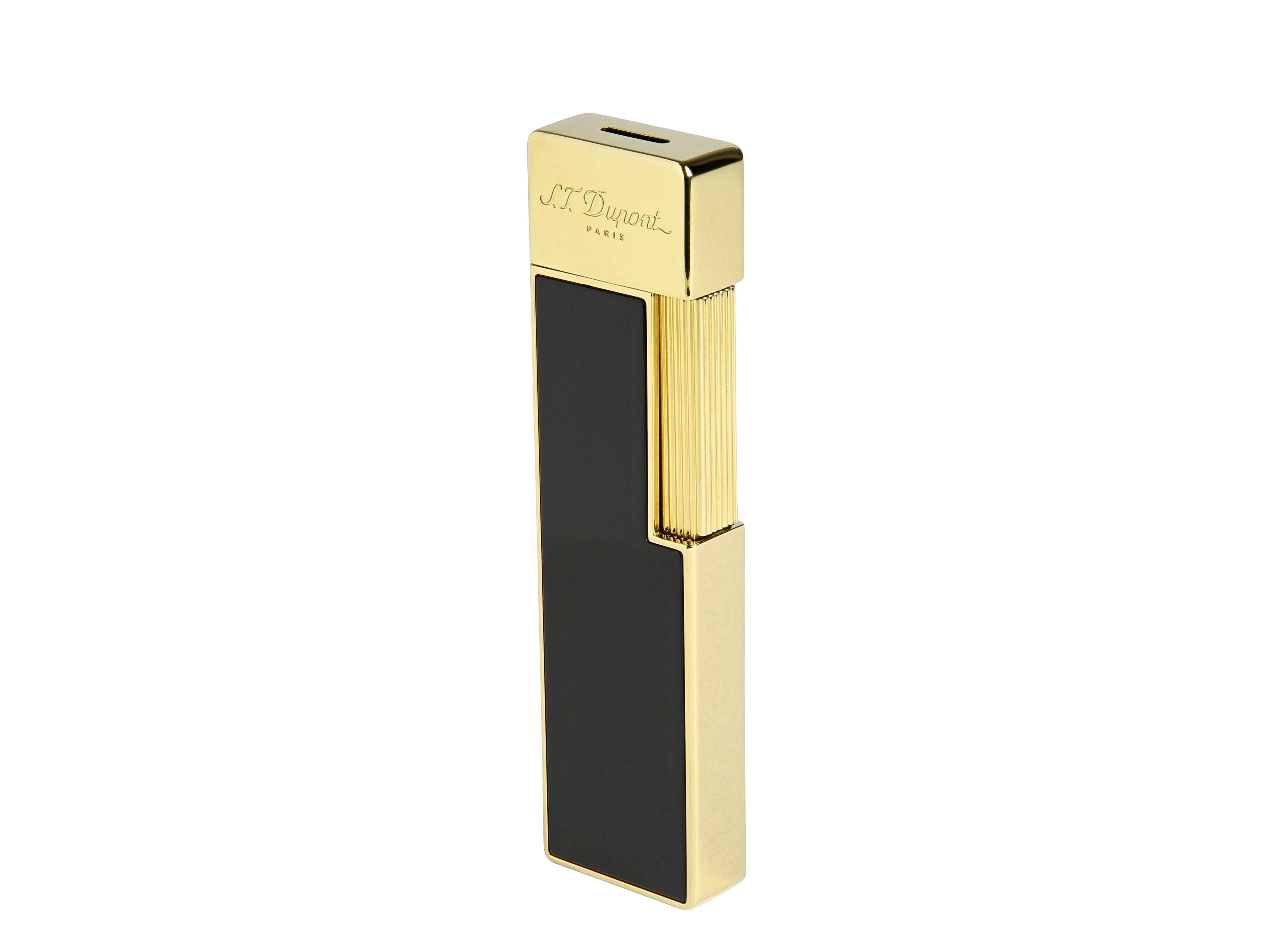 S.T. Dupont Twiggy Golden Shiny Black Lacquer