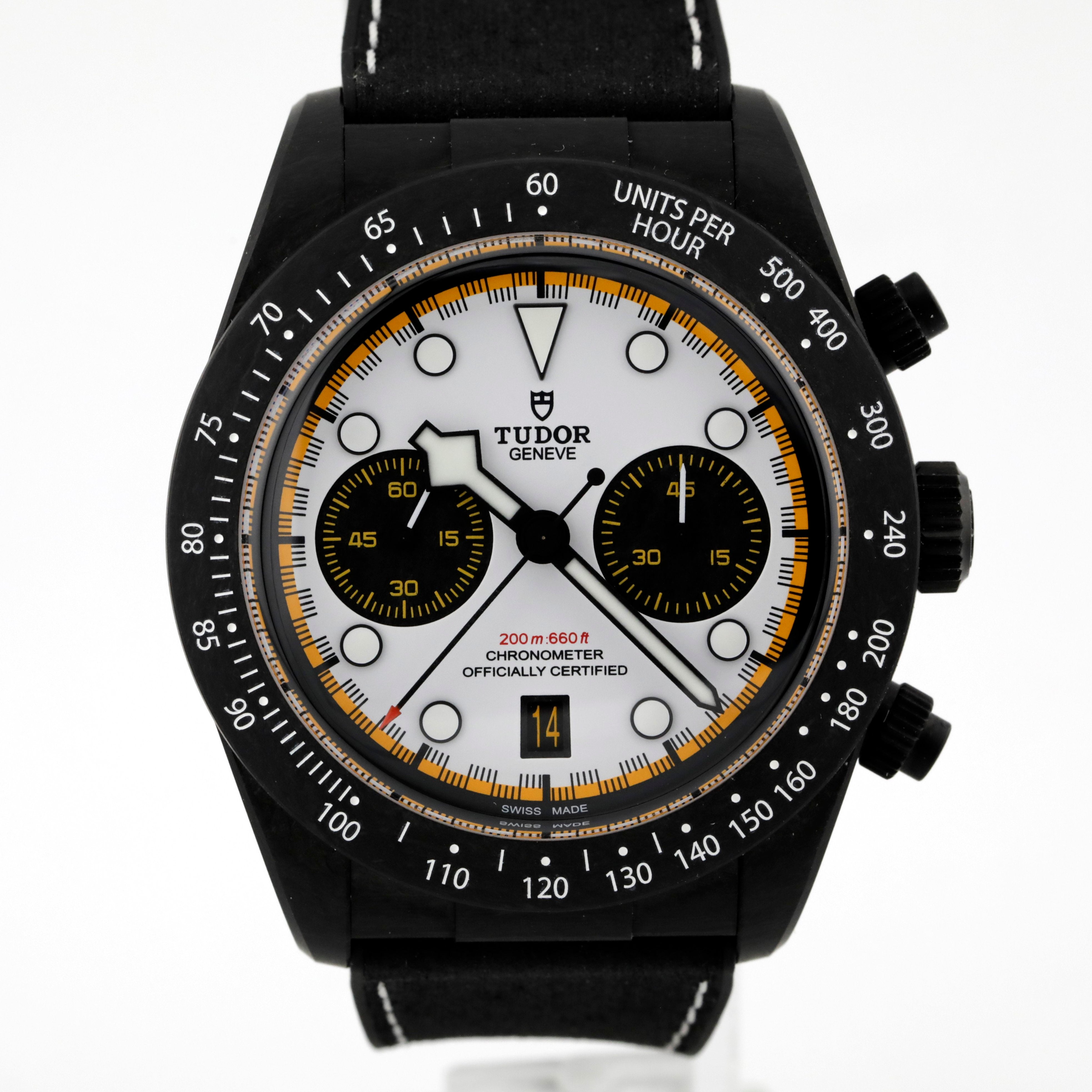 Pre Owned Tudor Black Bay Chrono Carbon Ref# 79377KN