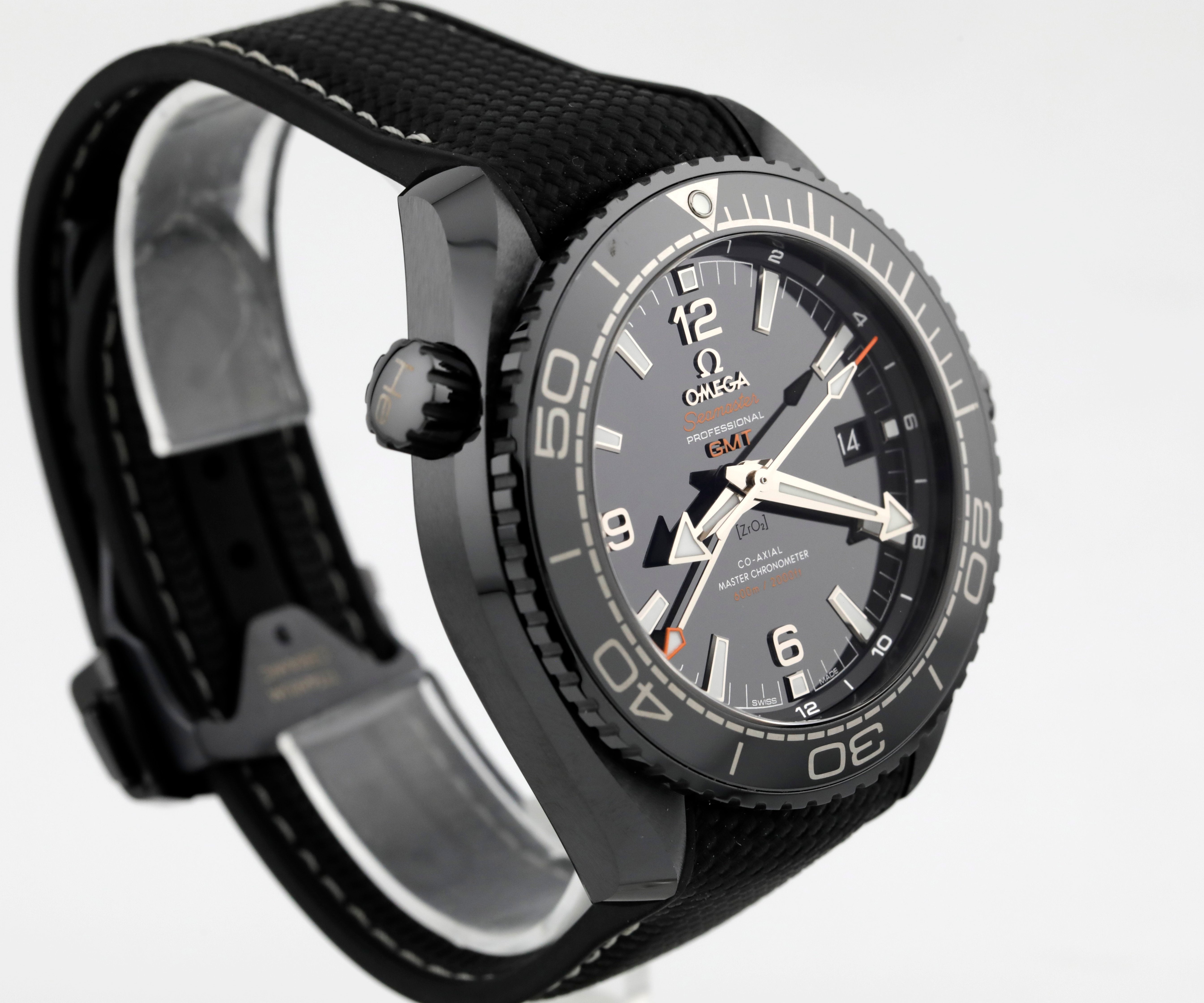 Pre Owned Omega Seamaster Planet Ocean Deep Black, 45.5MM Ref. 21592462201001