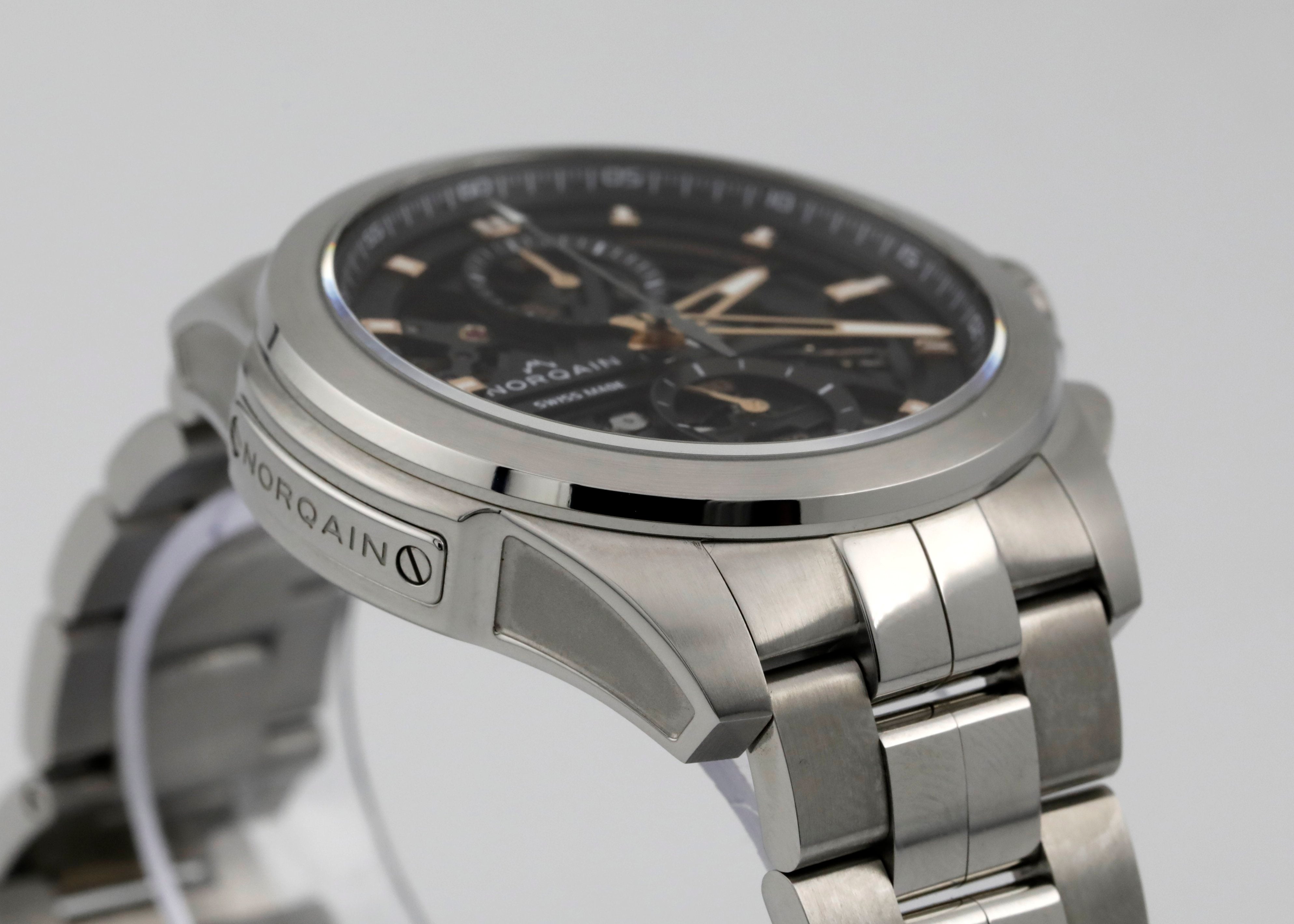 Pre Owned Norqain Independence Skeleton Chrono 42 Ref# NN3200SC/B323/102SKC