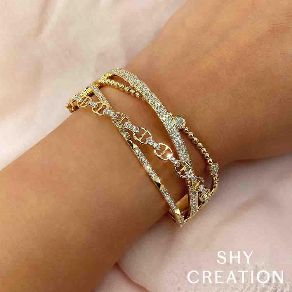 Shy Creation Diamond Bangle