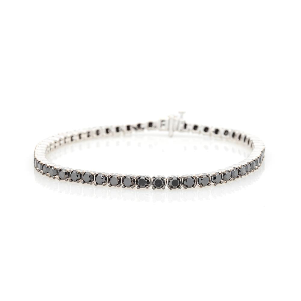 Black Diamond Tennis Bracelet