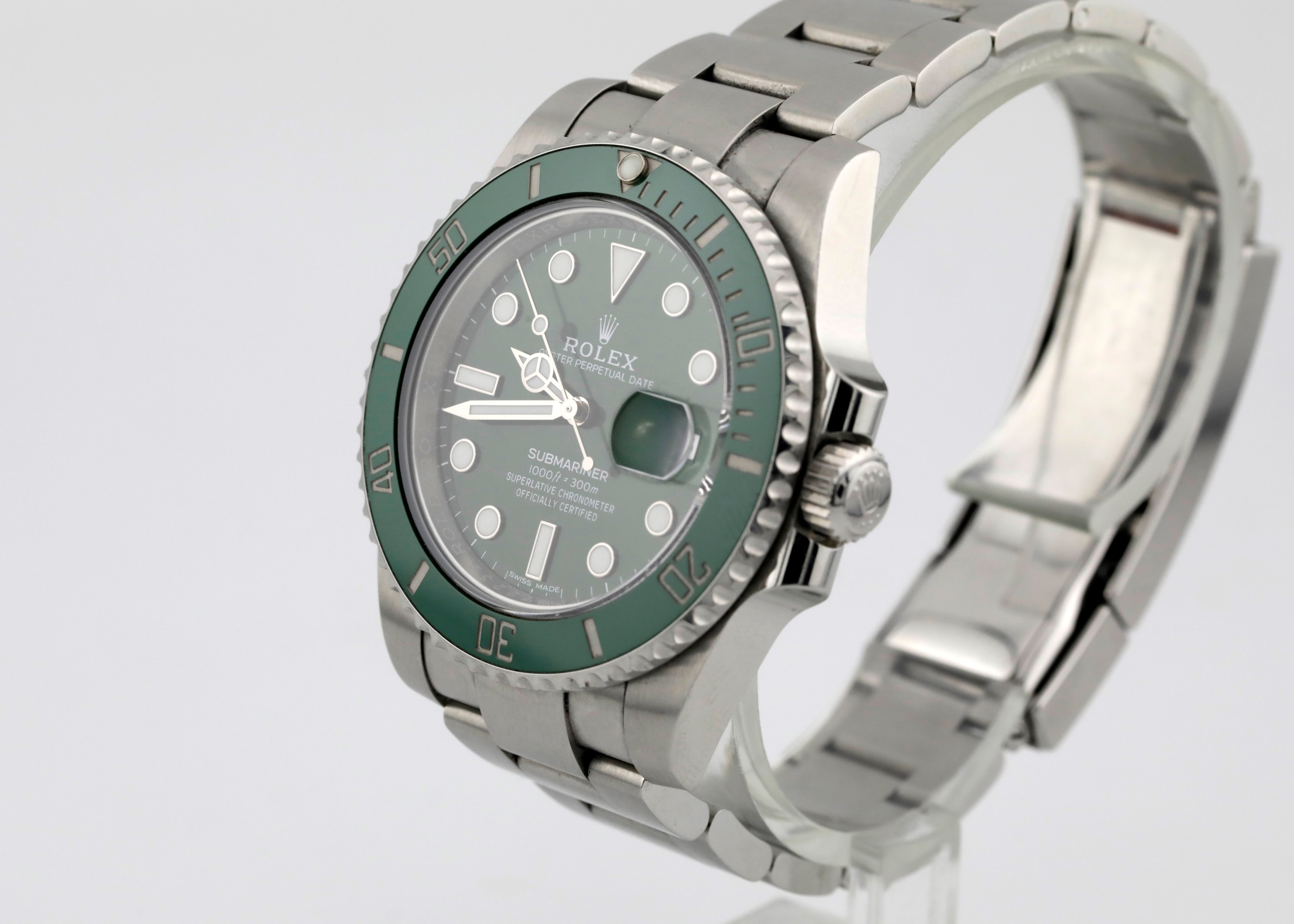 Pre Owned Rolex Submariner Date Hulk Ref# 116610LV